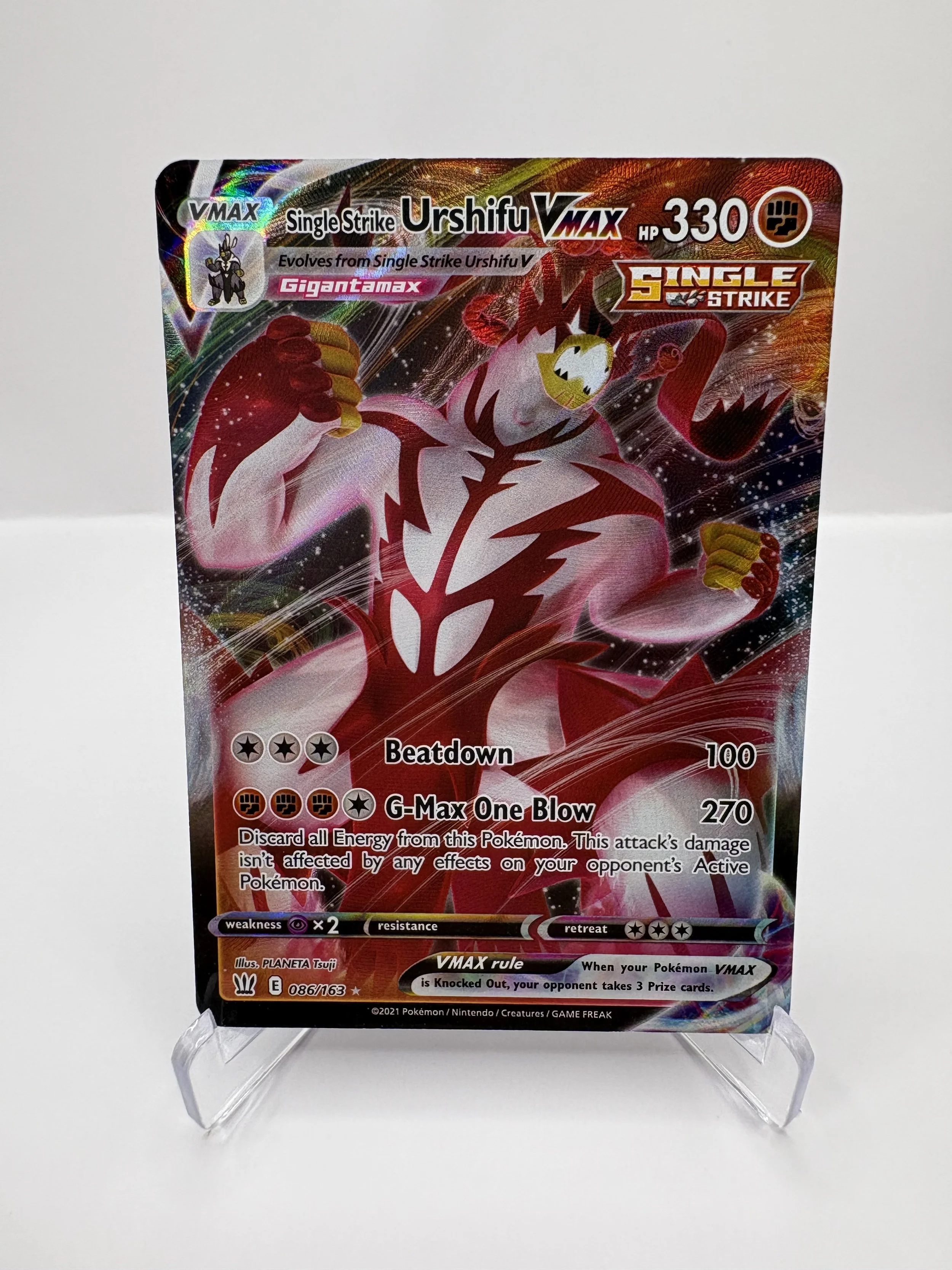 Single Strike Urshifu Vmax #86