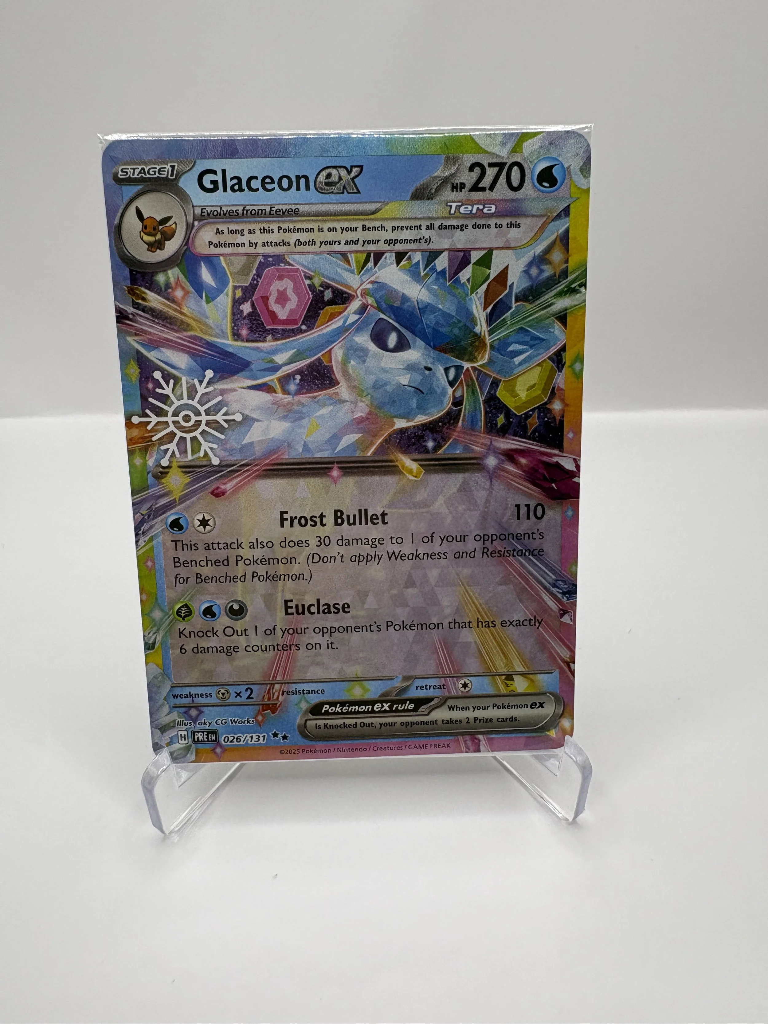 Glaceon Ex #26 [stamped]