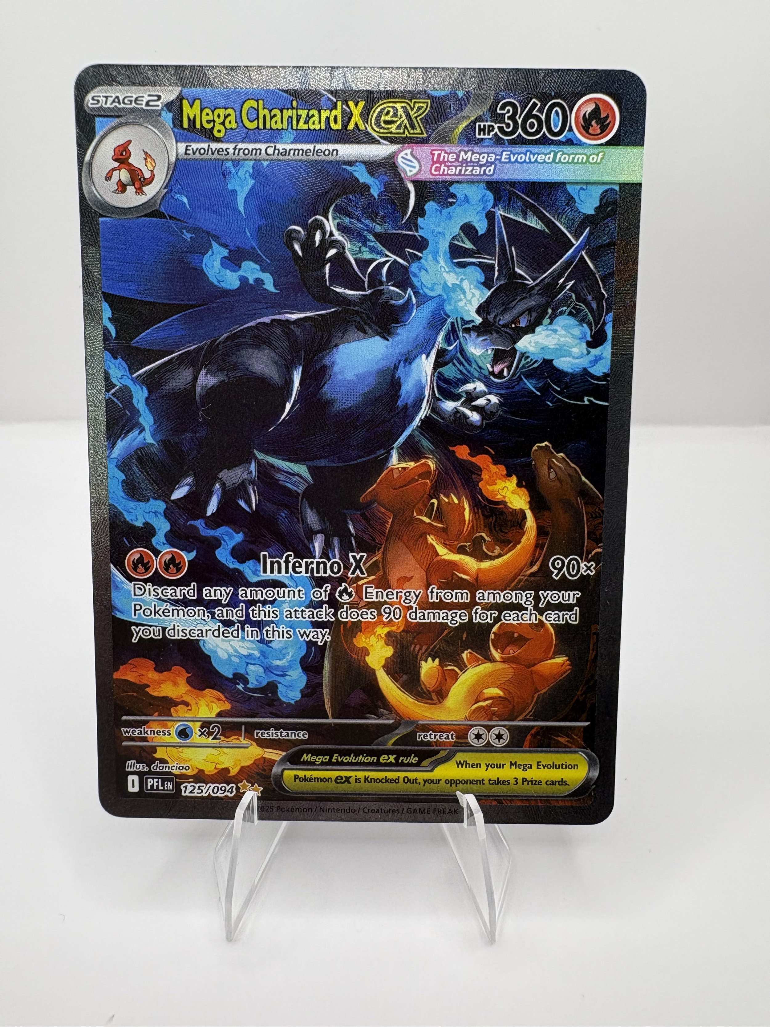 Mega Charizard X Ex #125
