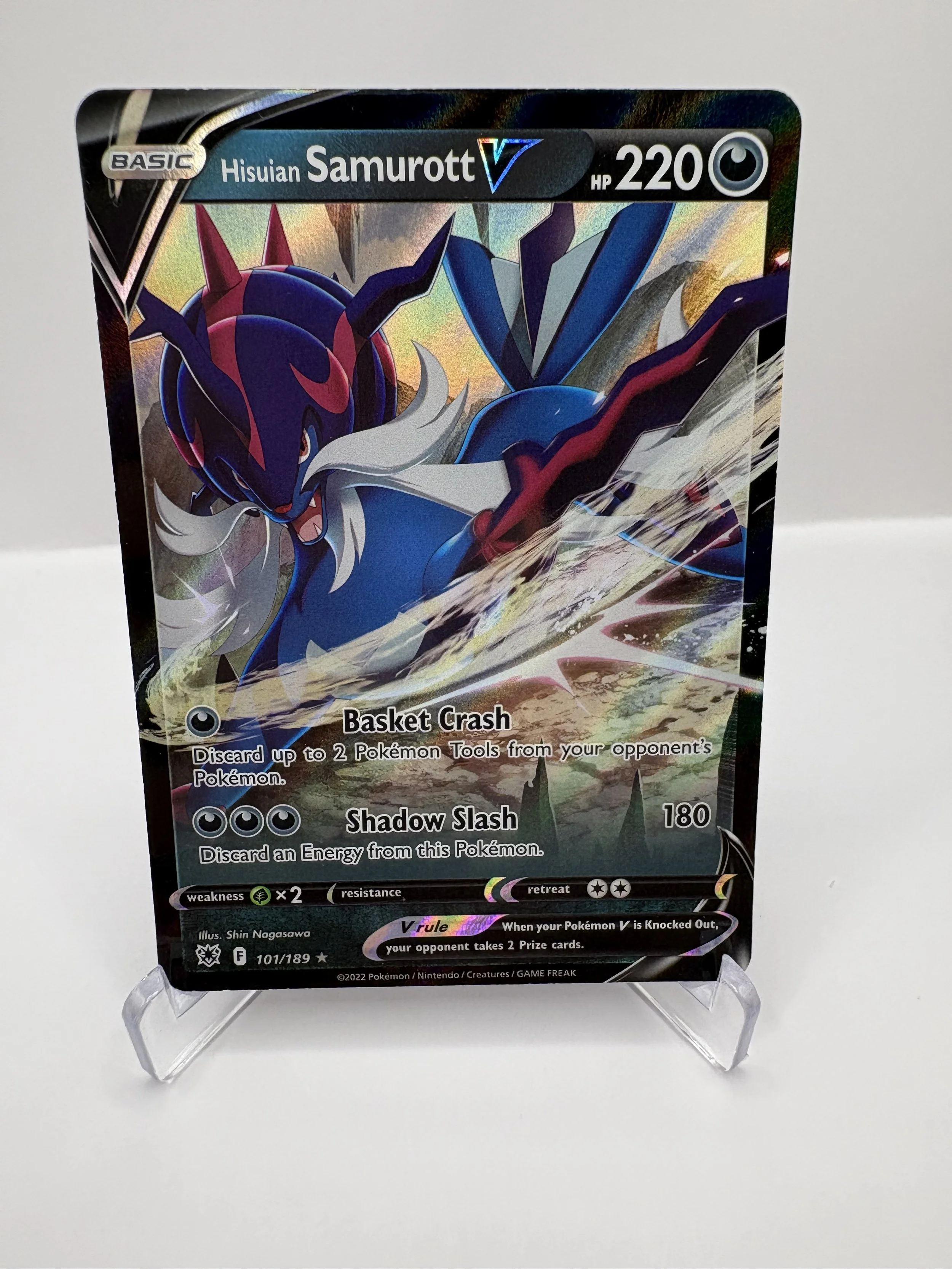 Hisuian Samurott V #101