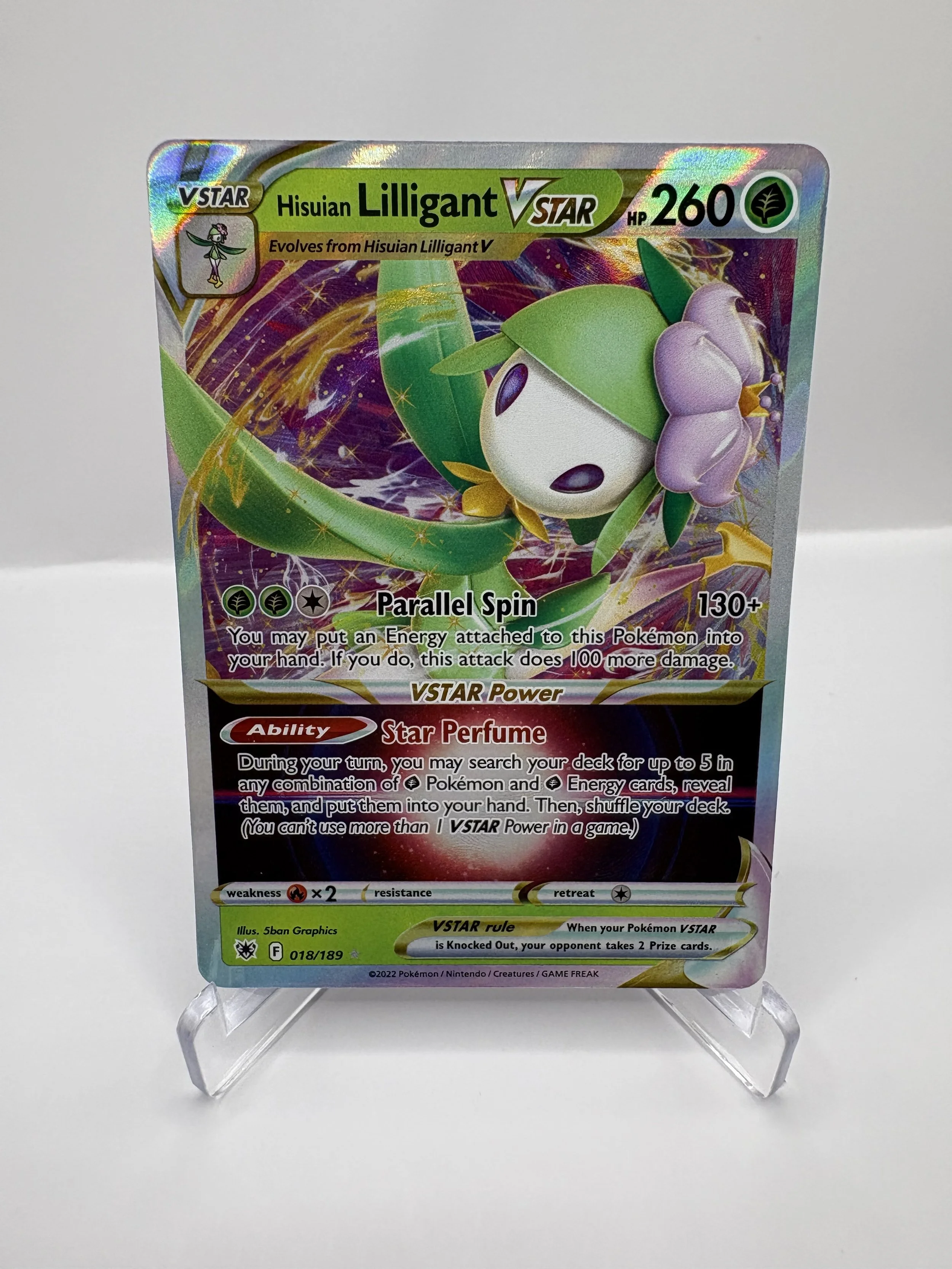 Hisuian Lilligan Vstar #18