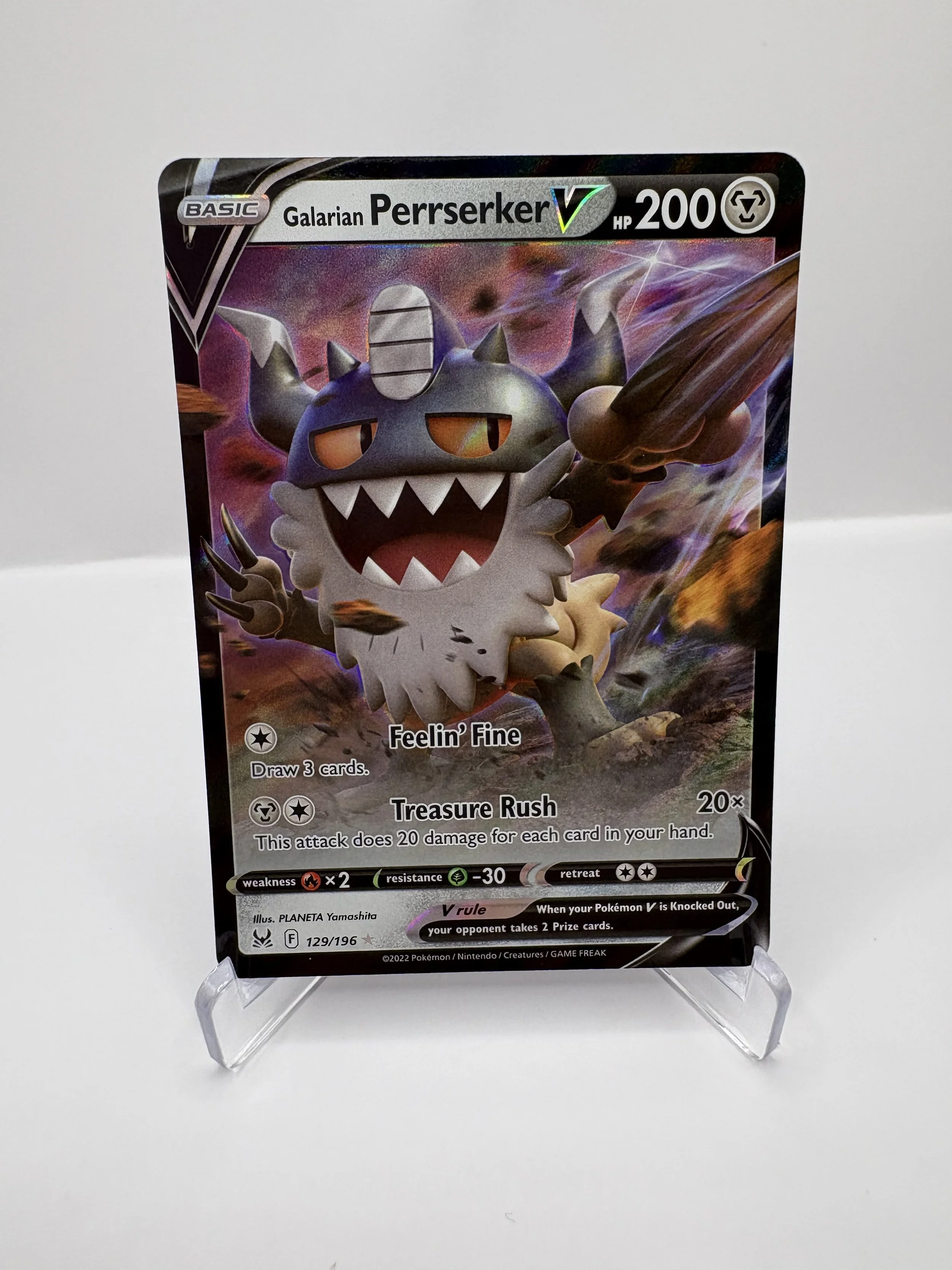 Galarian Perrserker V #129