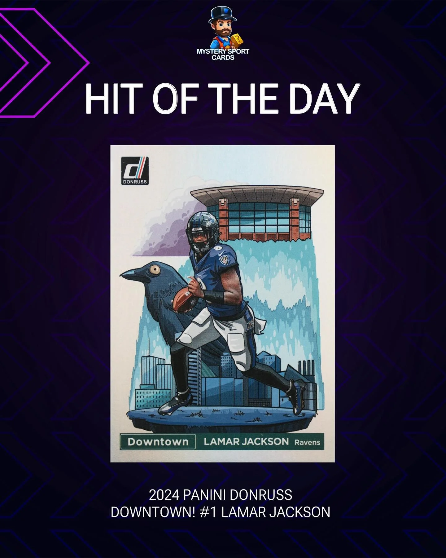 HOTD! 🏈 #sportscards #football #whatnot @whatnot #lamarjackson #ravens