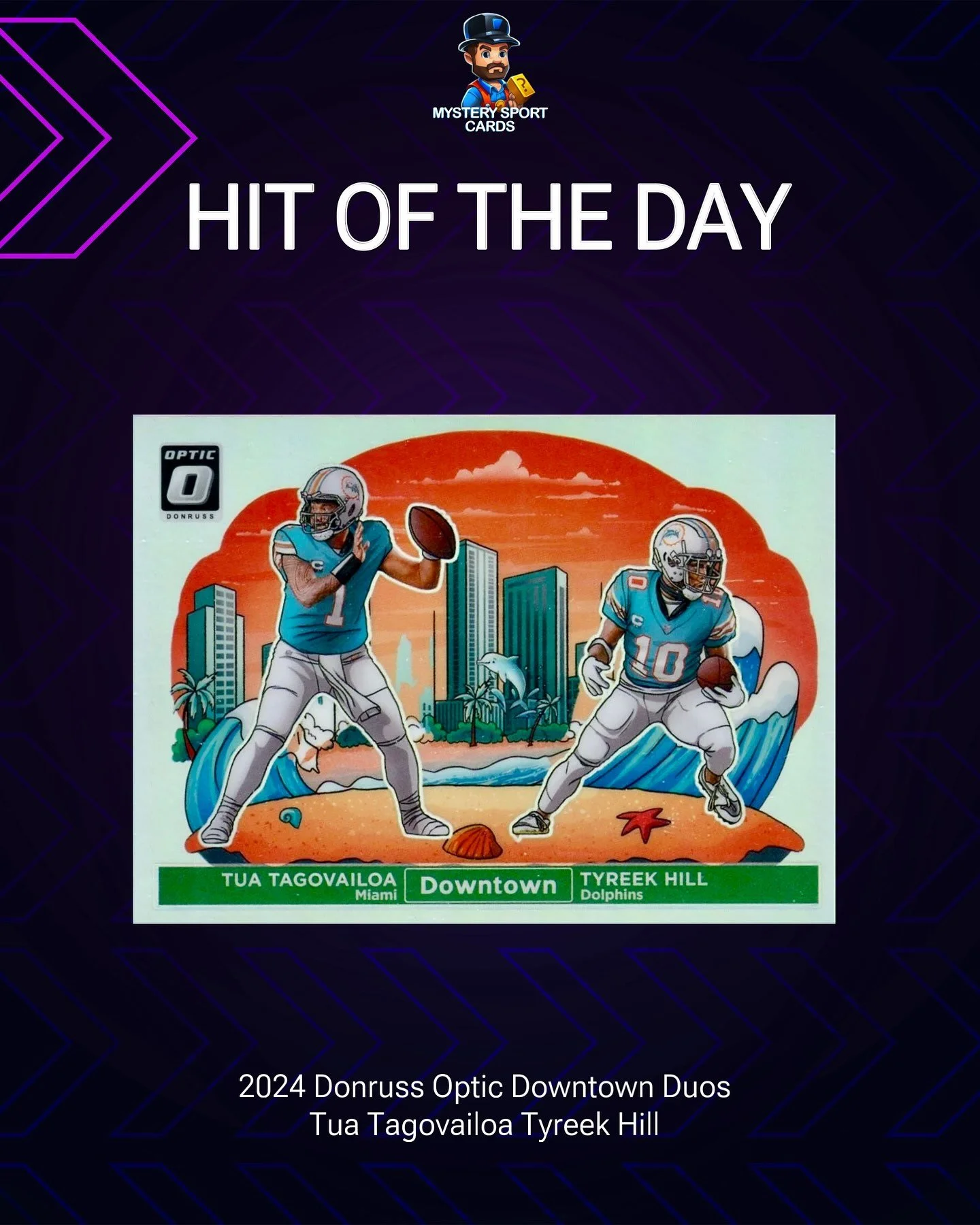 HOTD! 🏈 #sportscards #football #whatnot @whatnot #dolphins #tyreekhill #tuatagovailoa