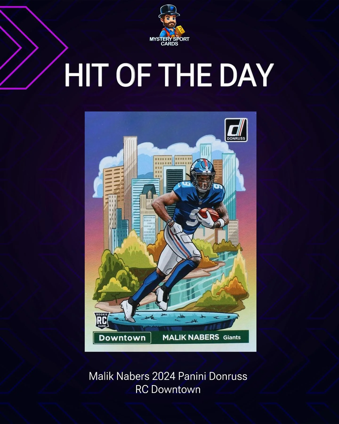 HOTD! 🏈 #sportscards #football #whatnot @whatnot #maliknabers #nabers #giants