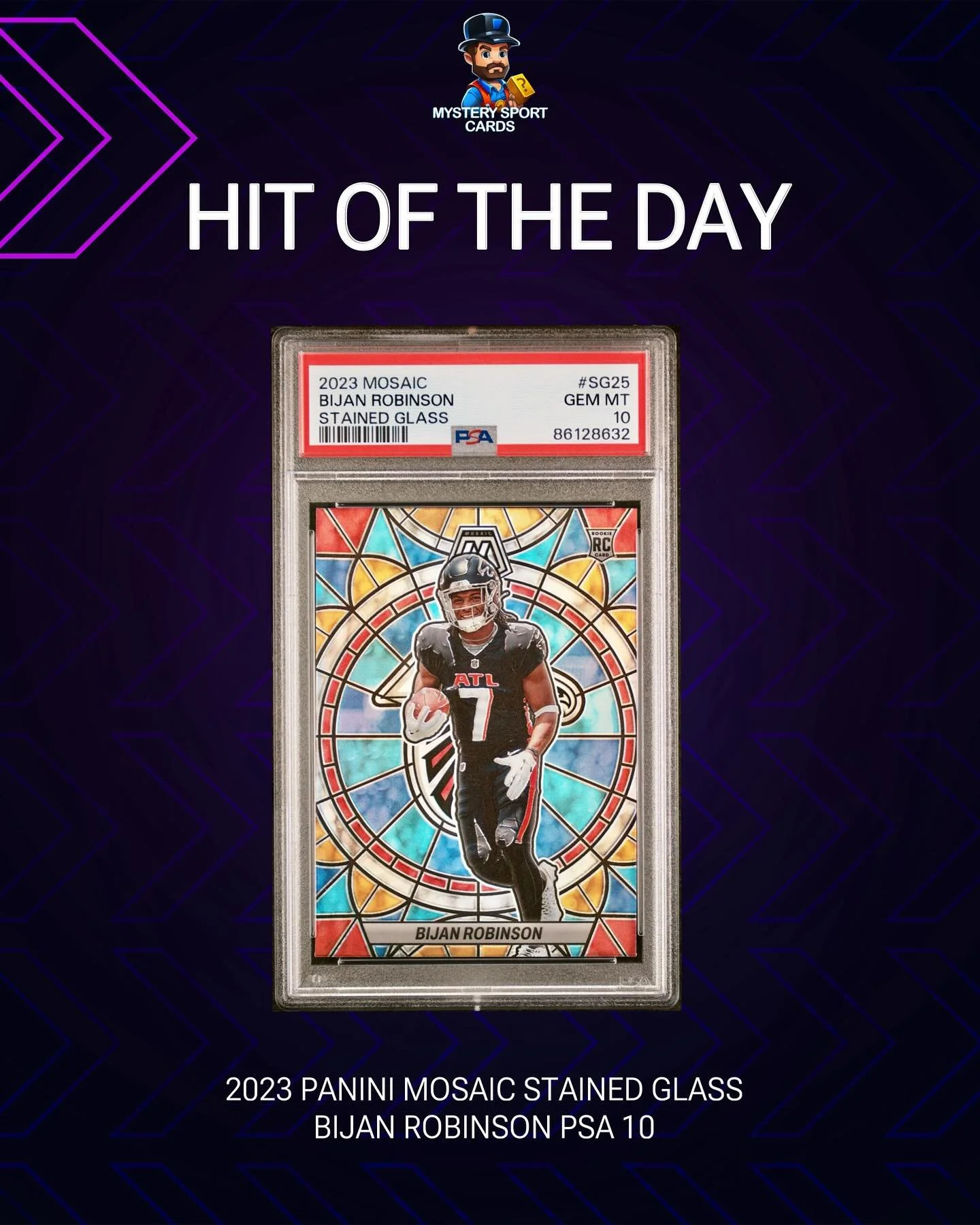 HOTD! 🏈 #sportscards #football #whatnot @whatnot #falcons #bijanrobinson