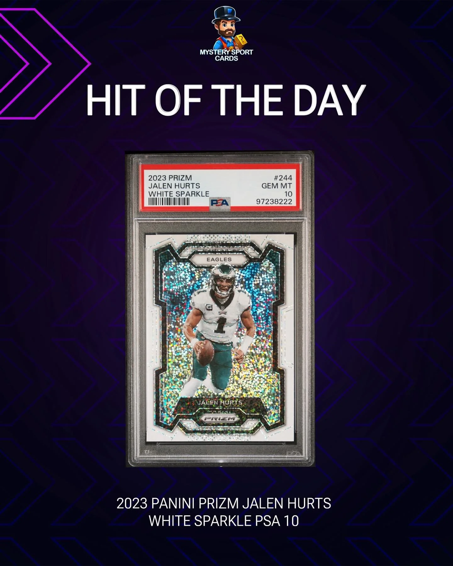 HOTD! 🏈 #sportscards #football #whatnot @whatnot #eagles #hurts