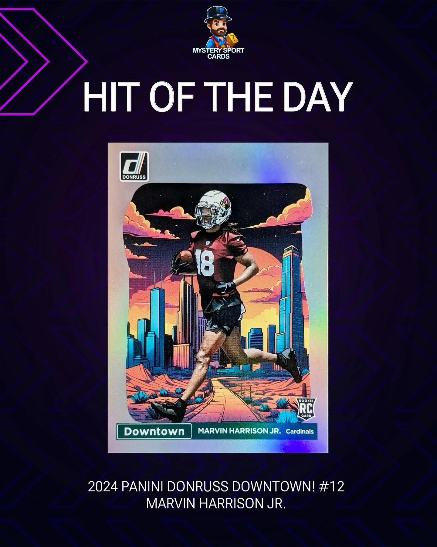 HOTD! 🏈 #sportscards #football #whatnot @whatnot #cardinals #marvinharrisonjr