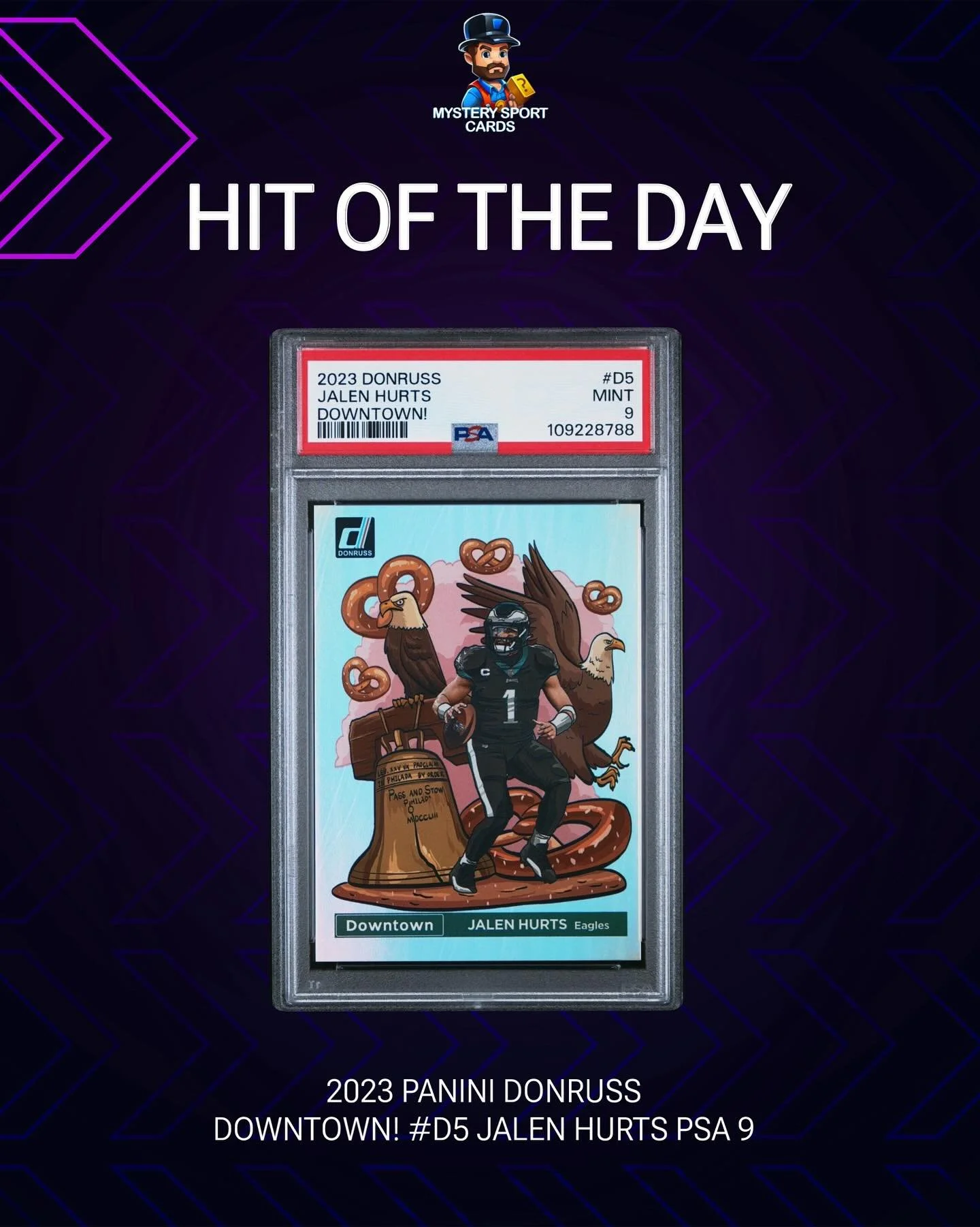 HOTD! 🏈 #sportscards #football #whatnot @whatnot #eagles #hurts #jalenhurts