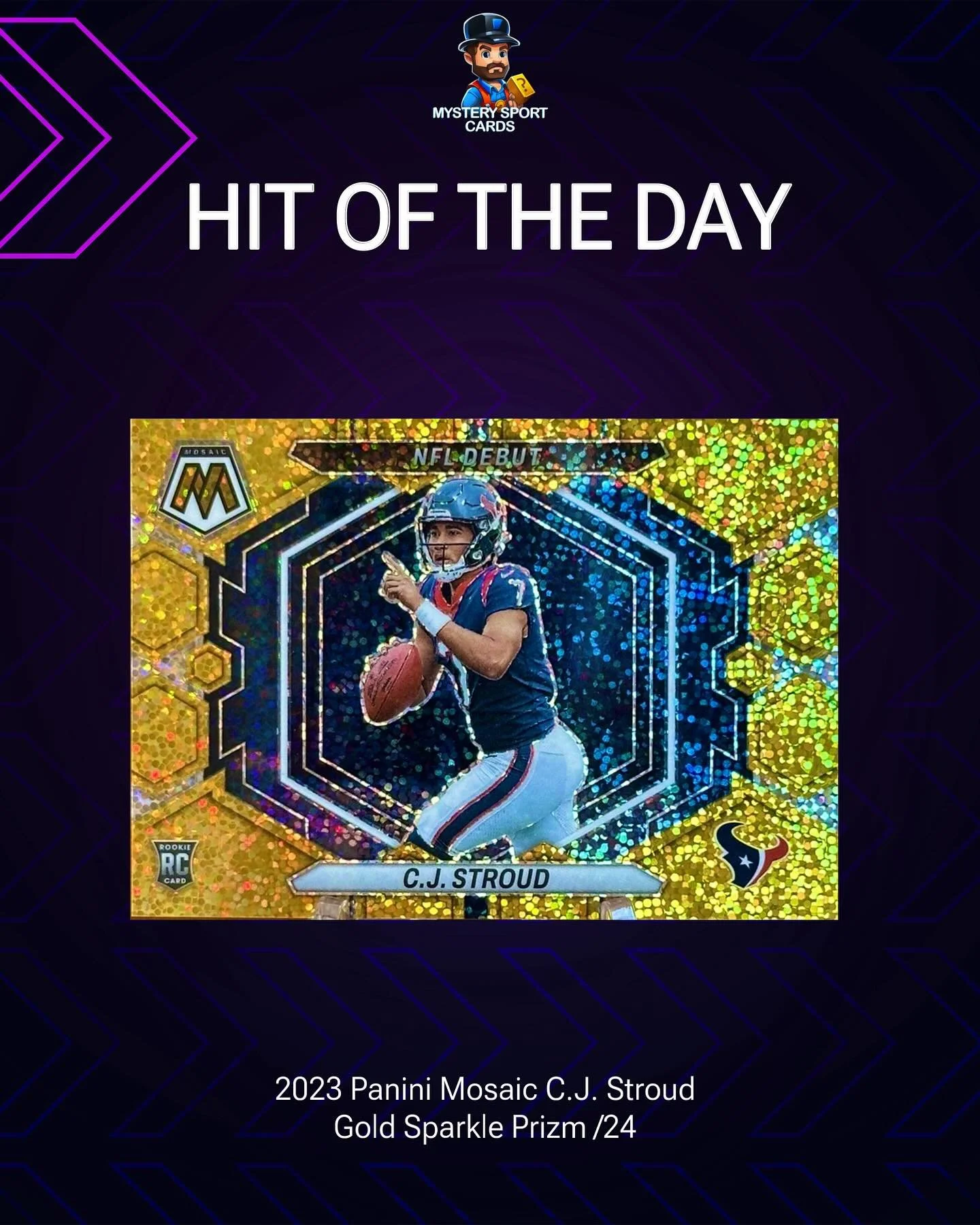 HOTD! 🏈 #sportscards #football #whatnot @whatnot #stroud #texans