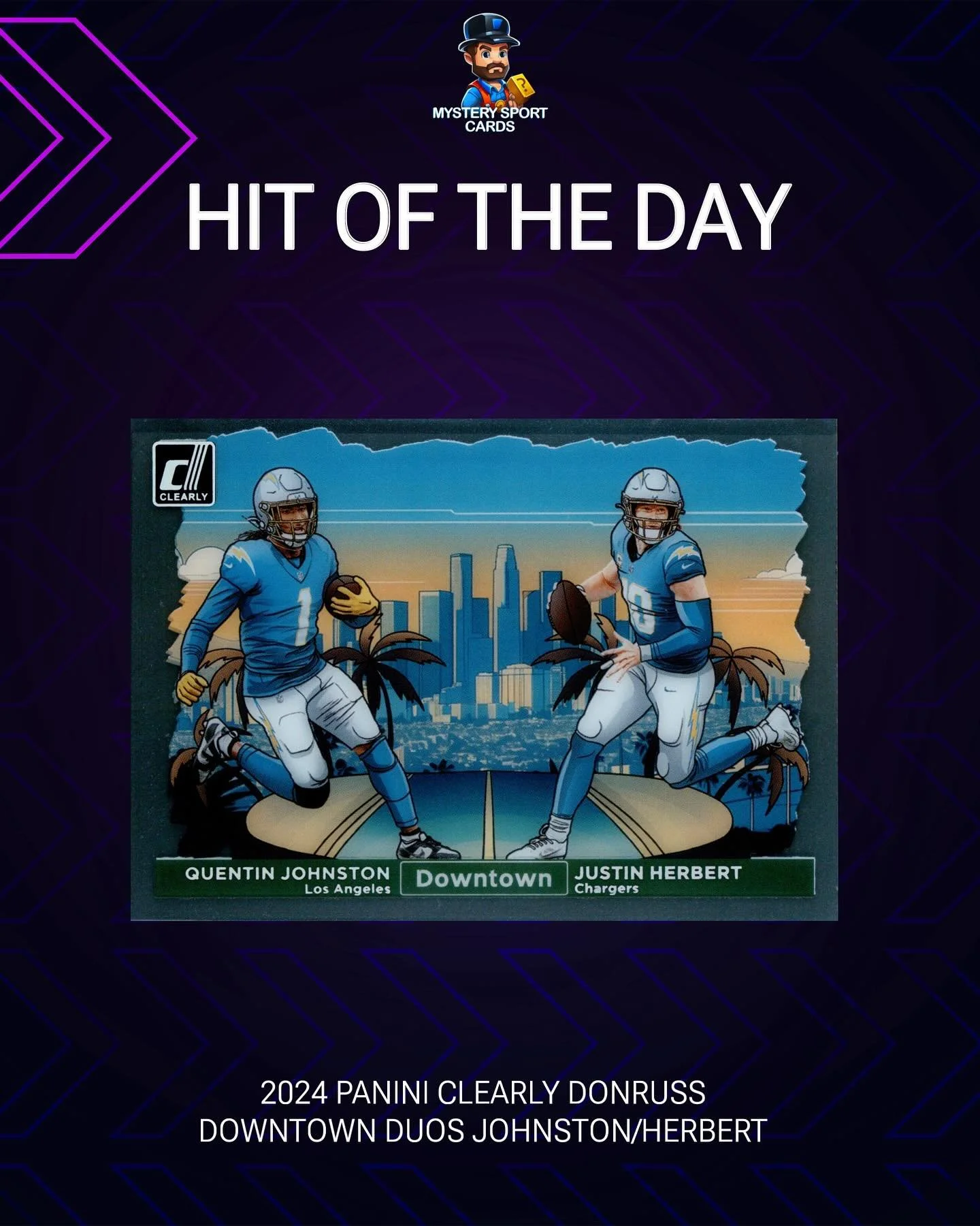 HIT OF THE DAY ALERT! 🔥 #nfl #sportscards #chargers #herbert #football