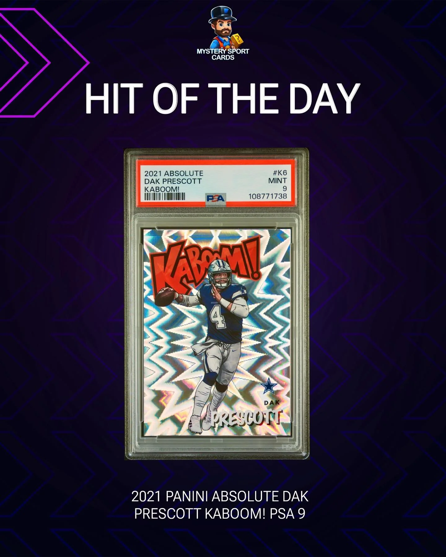 HOTD! 🏈 #sportscards #football #whatnot @whatnot #nfl #cowboys