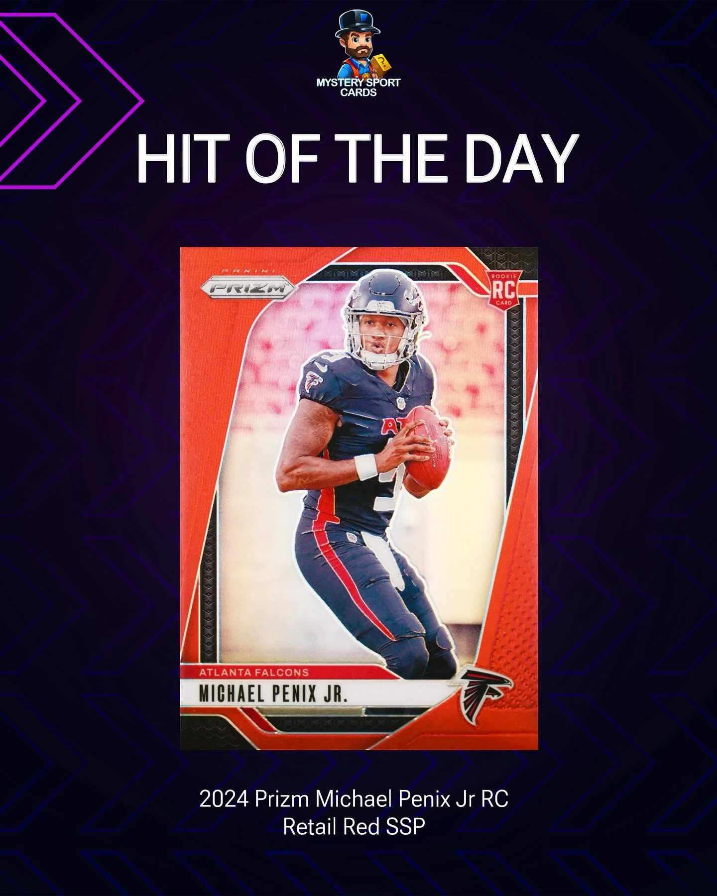 HOTD! 🏈 #sportscards #football #whatnot @whatnot #falcons #nfl