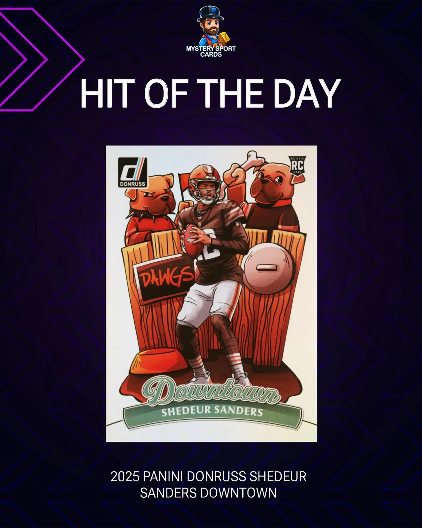 HIT OF THE DAY ALERT! 🔥 #nfl #sportscards #browns #sanders