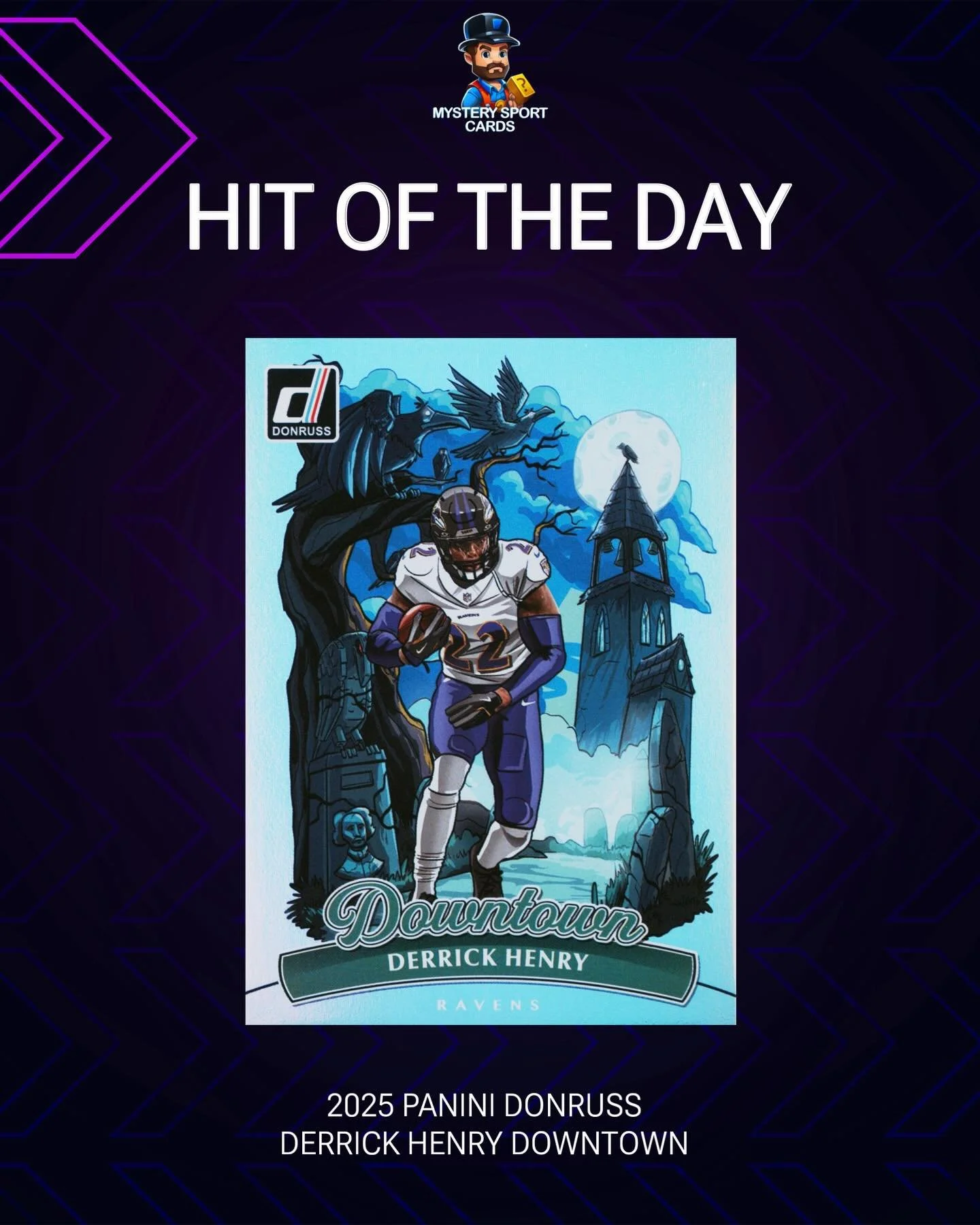 HIT OF THE DAY ALERT! 🔥 #nfl #sportscards #kinghenry #ravens #football