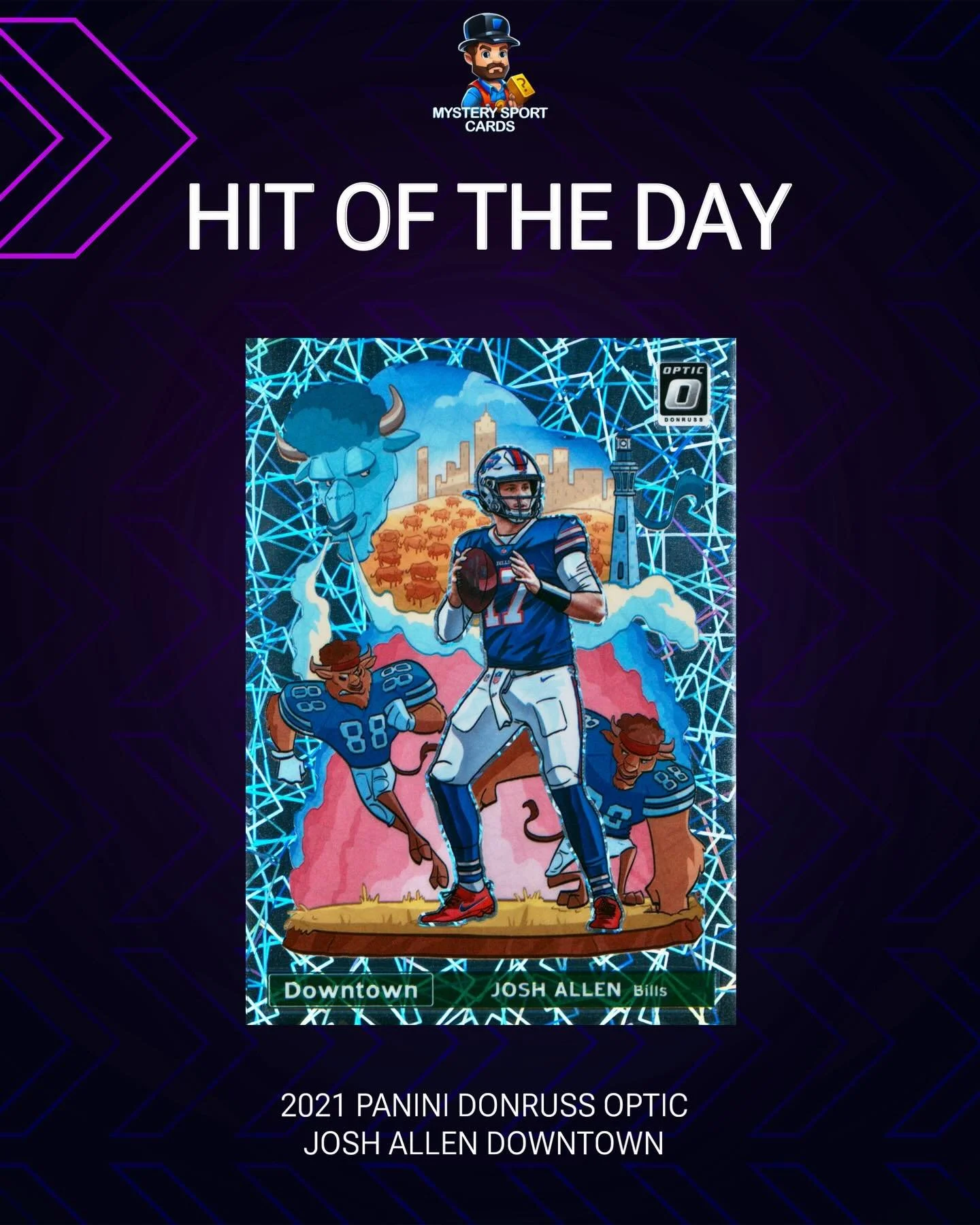 FINAL 2025 HOTD! 🏈 #sportscards #football @whatnot #nfl #bills joshallen