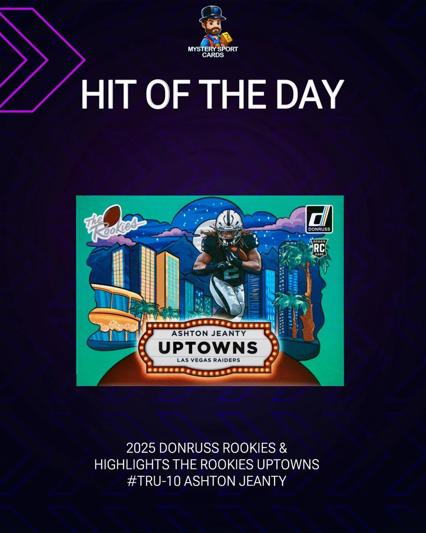 HIT OF THE DAY ALERT! 🔥 #nfl #sportscards #jeanty #raiders #football