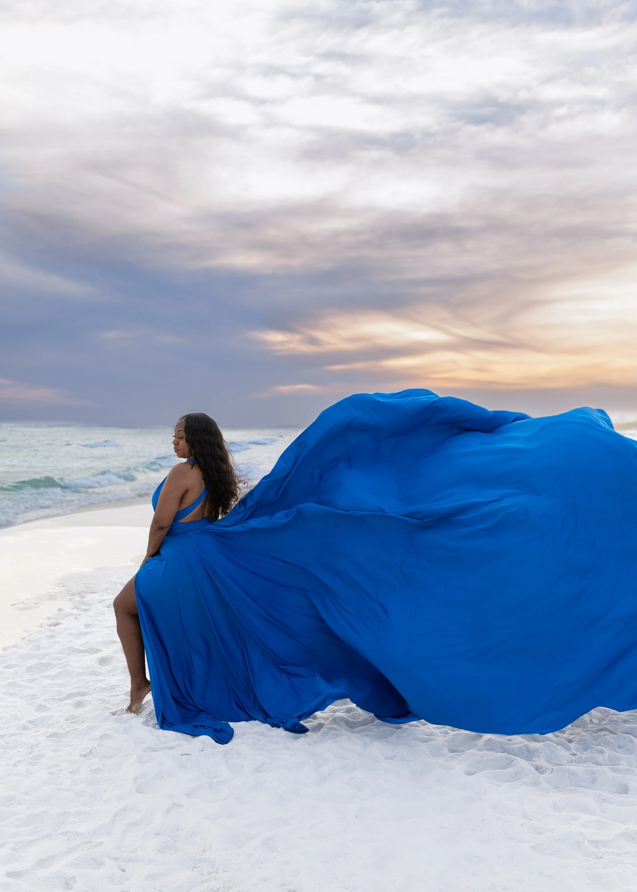 Grayton Beach 30A flying dress photo