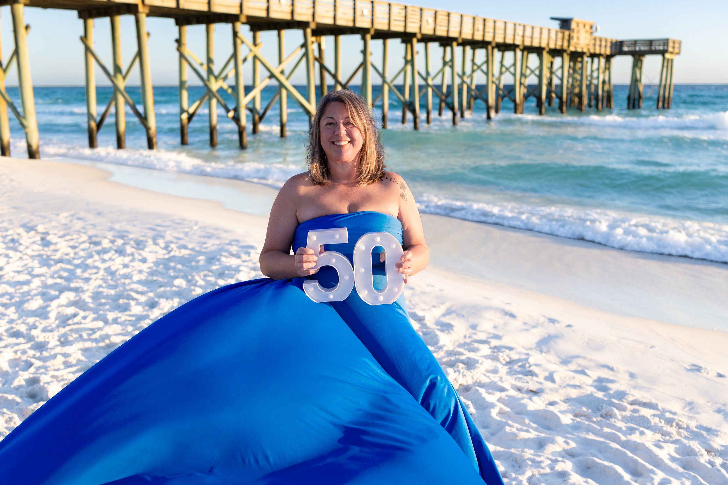 flying dress birthday photoshoot 50 55