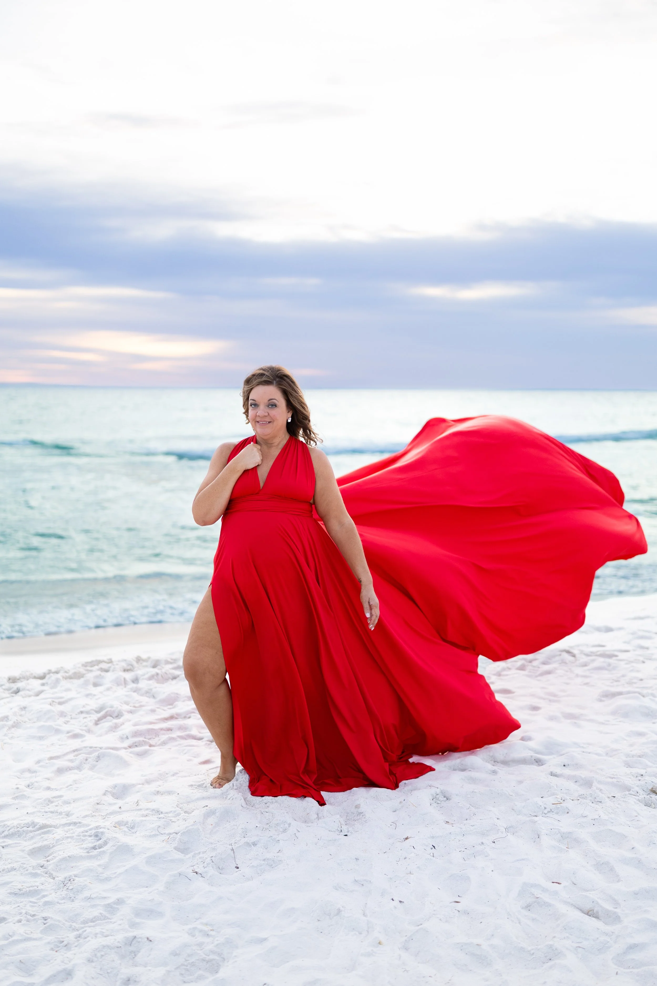 flying dress photoshoot USA Florida