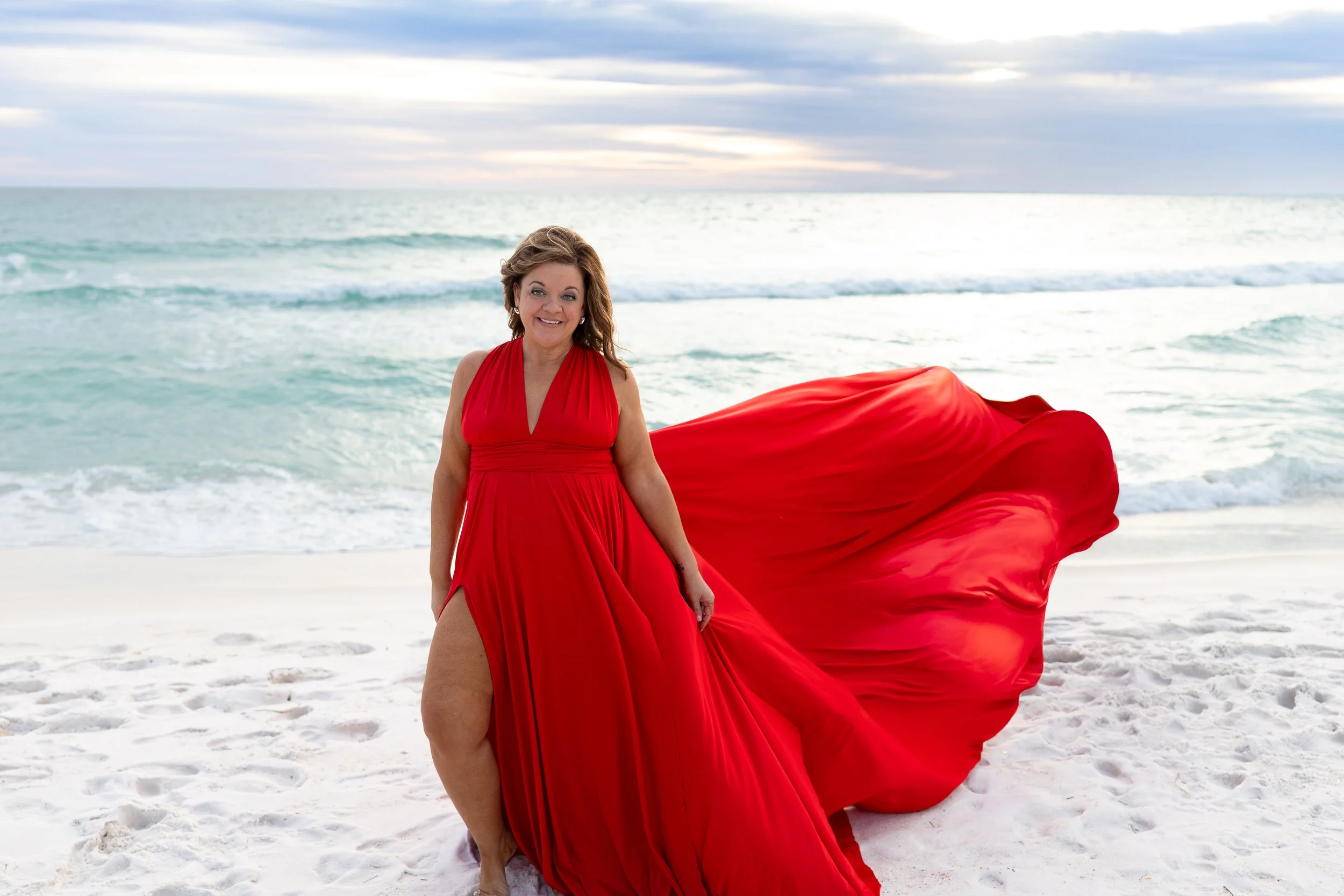 Florida flying dress gorgeous beach