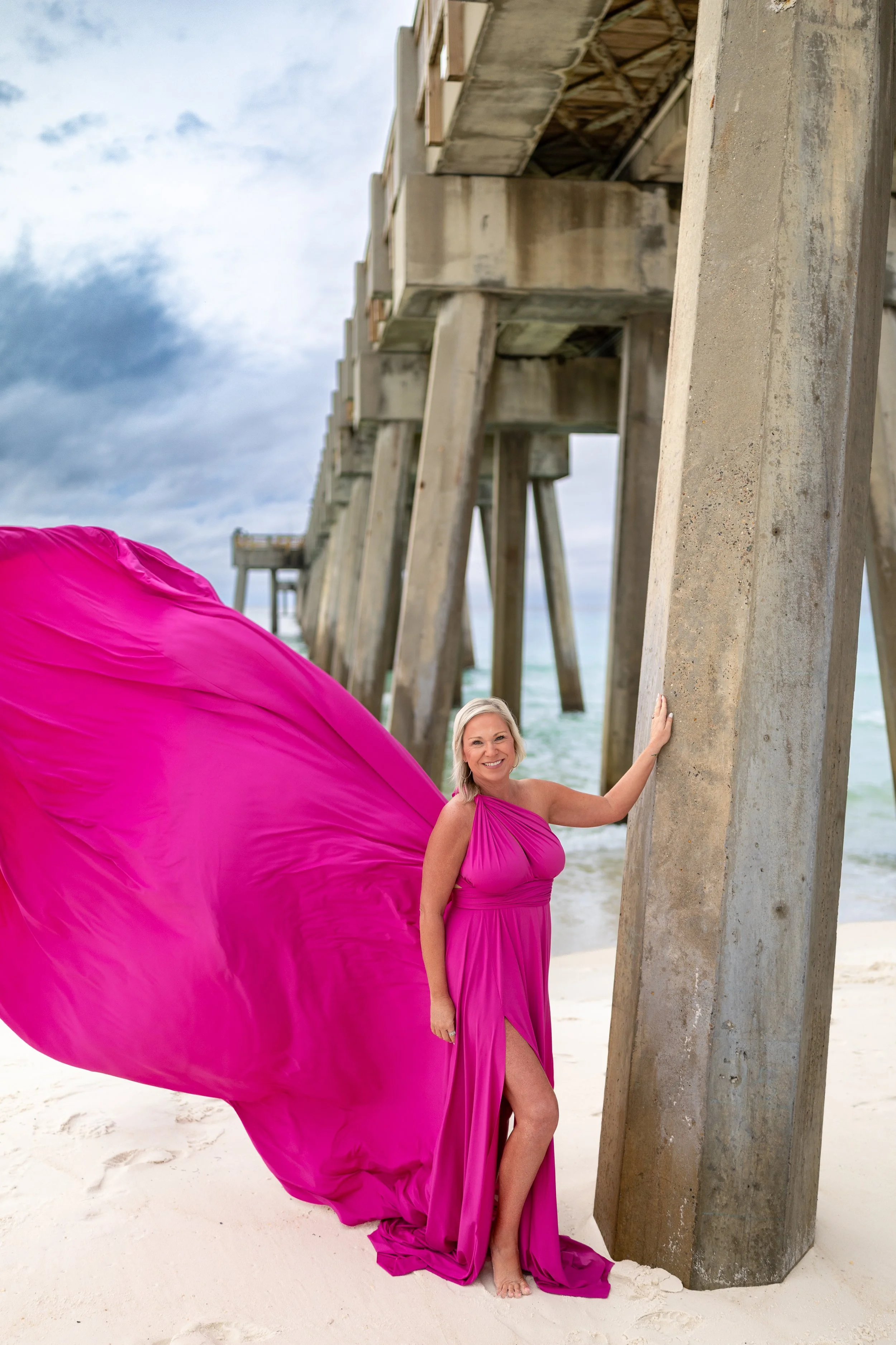magenta dress pier Panama City Florida 