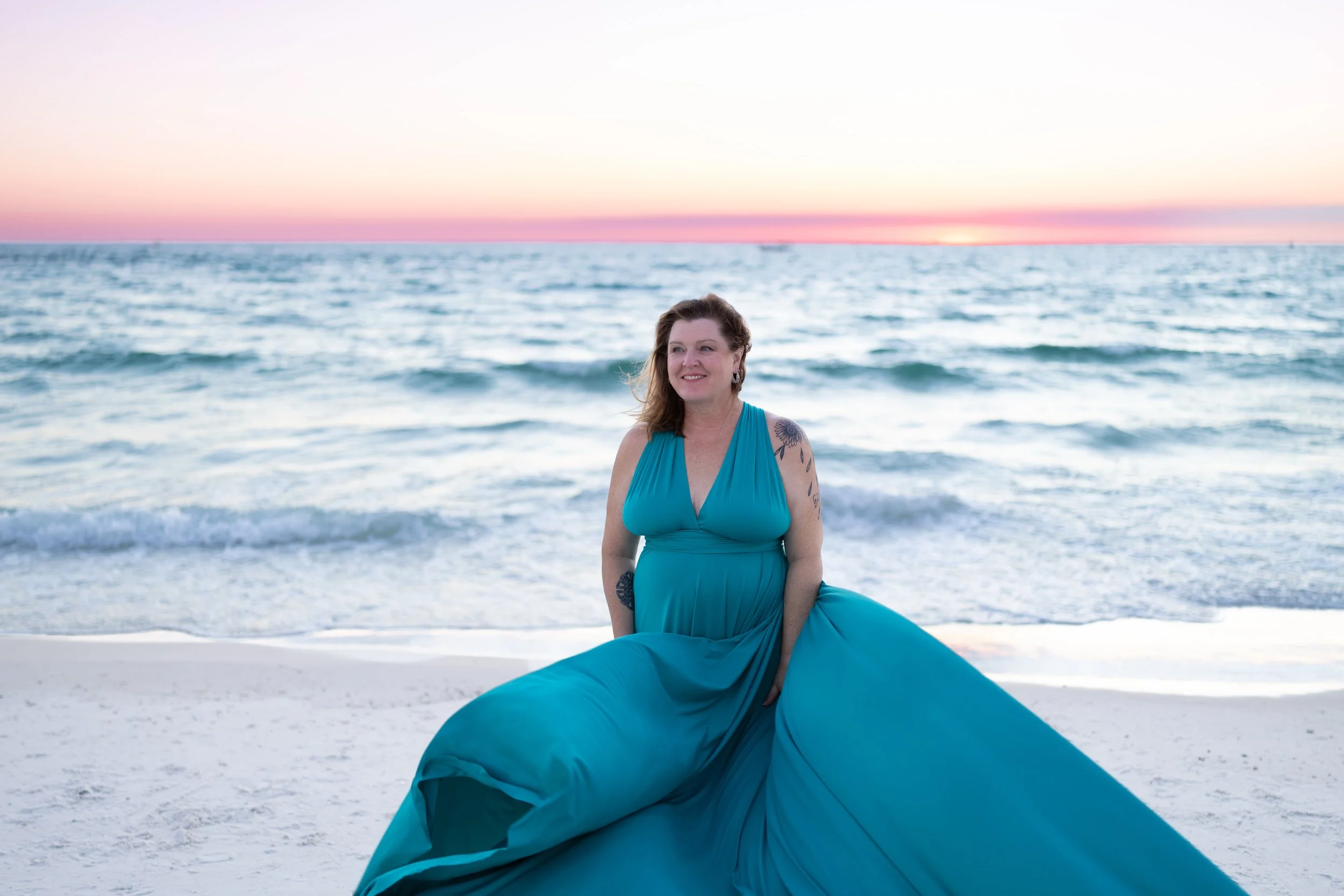 Florida photoshoot flying dress 30A PCB