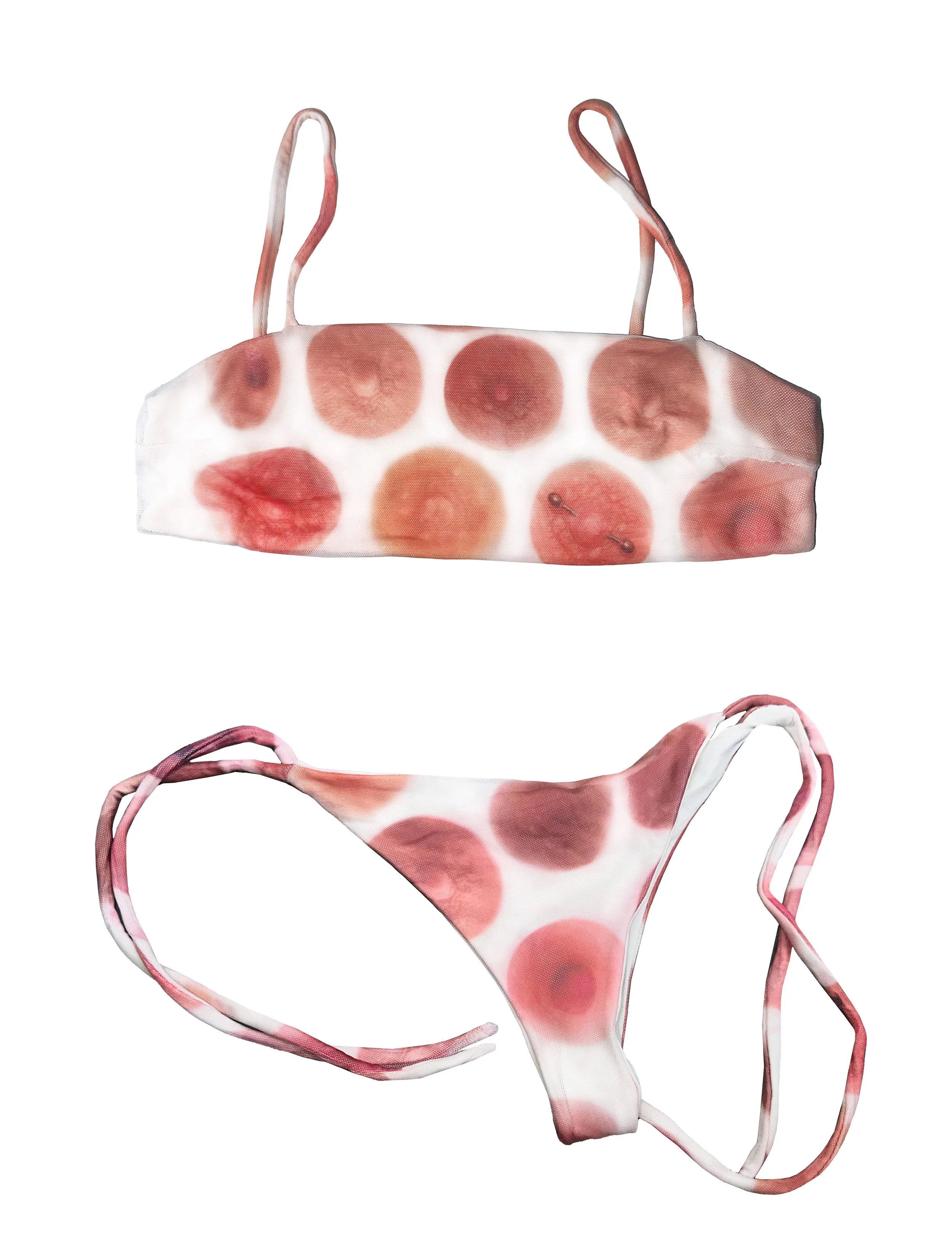 reversible nipple bikini set