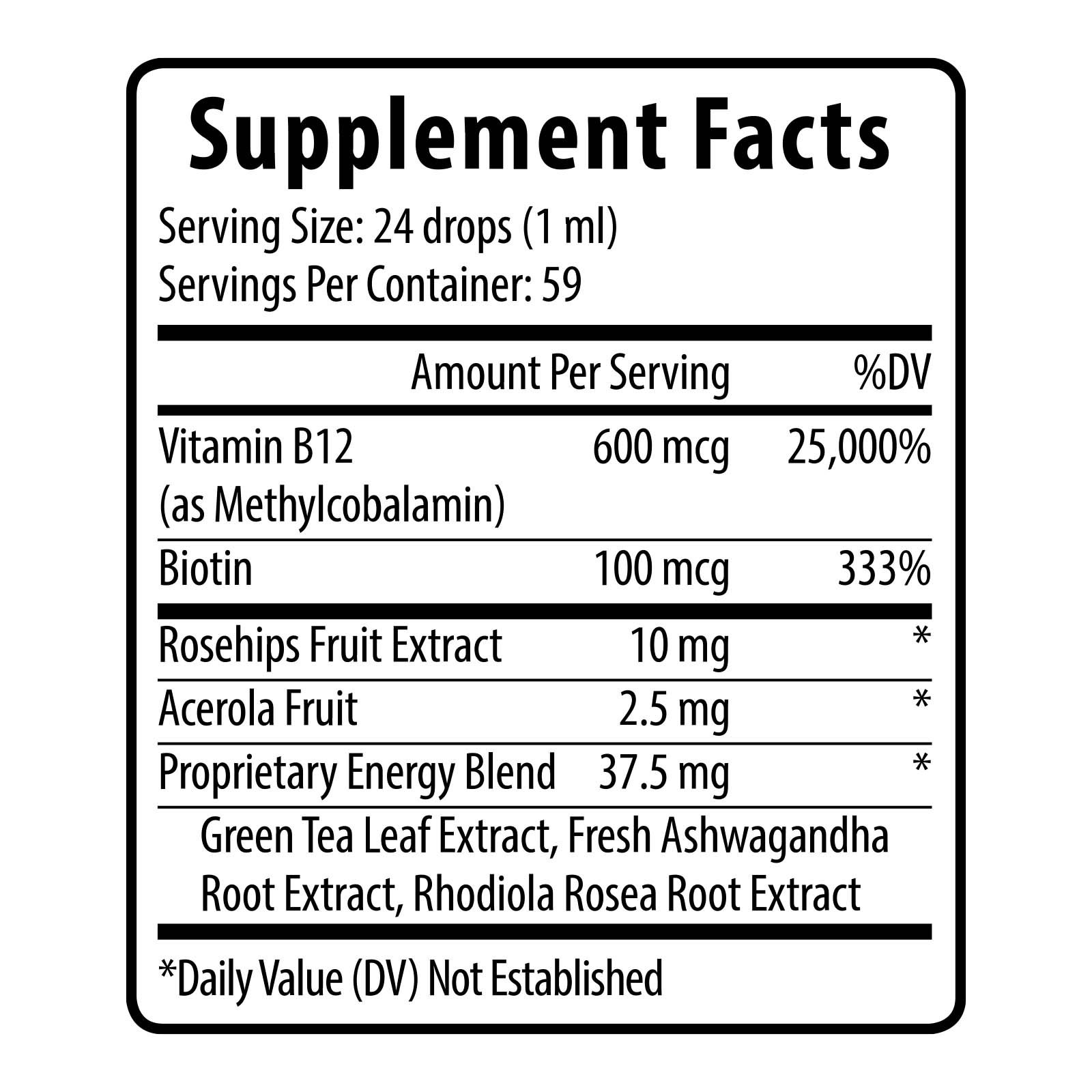 Slenderiiz ingredients – supplement facts for Slenderiix and Xceler8 drops