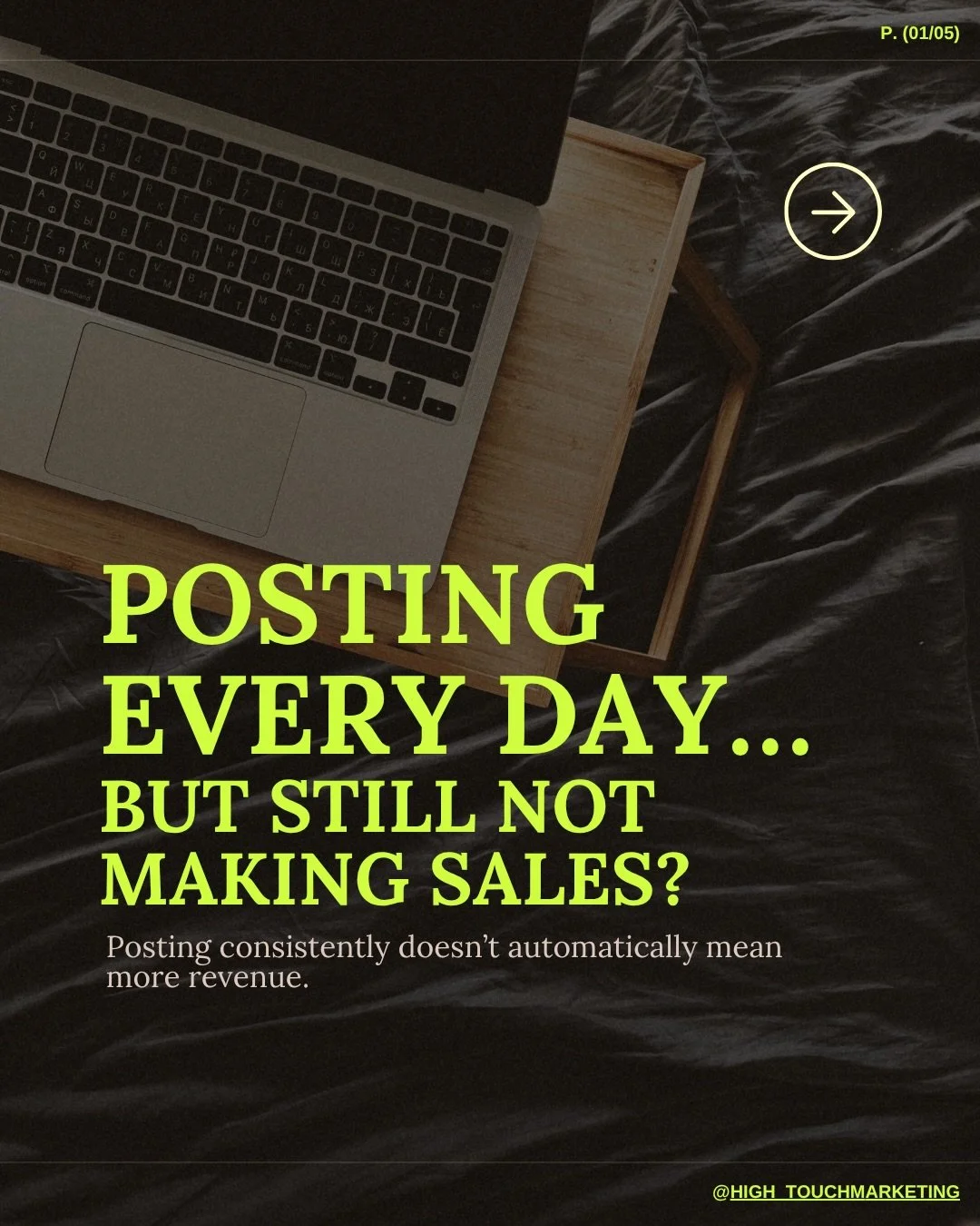 Consistency without strategy is just noise. 

You&rsquo;re posting every day. Creating content. Showing up. Trying to stay visible. But visibility alone doesn&rsquo;t make people want to jump to purchase.

Your content can get views, likes, shares, a