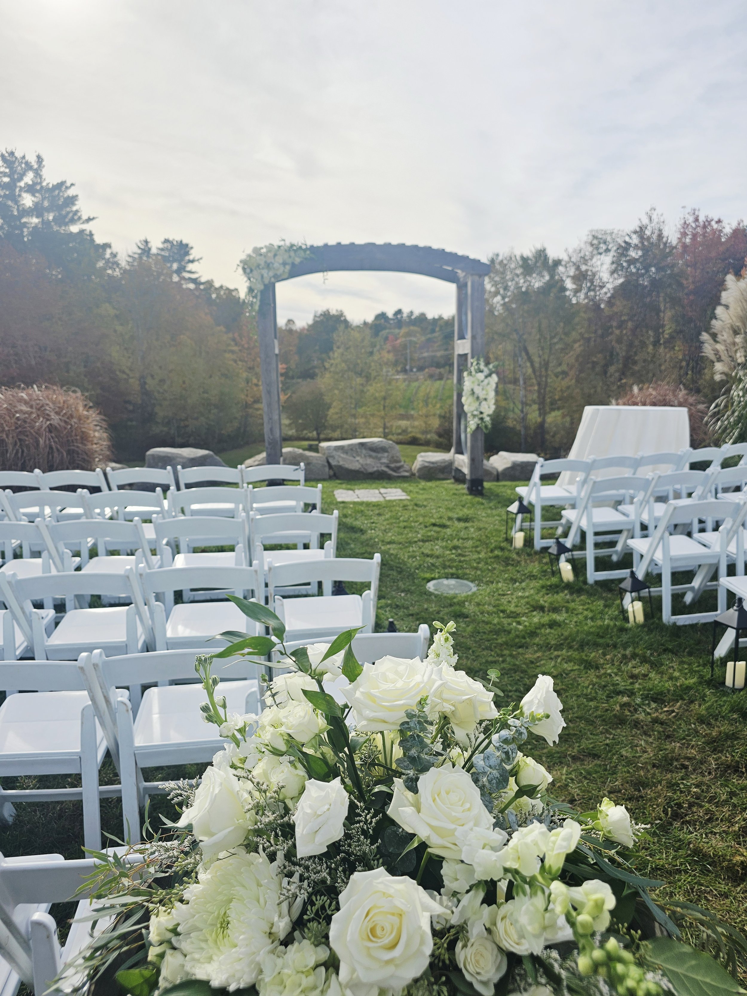 new hampshire florist wedding