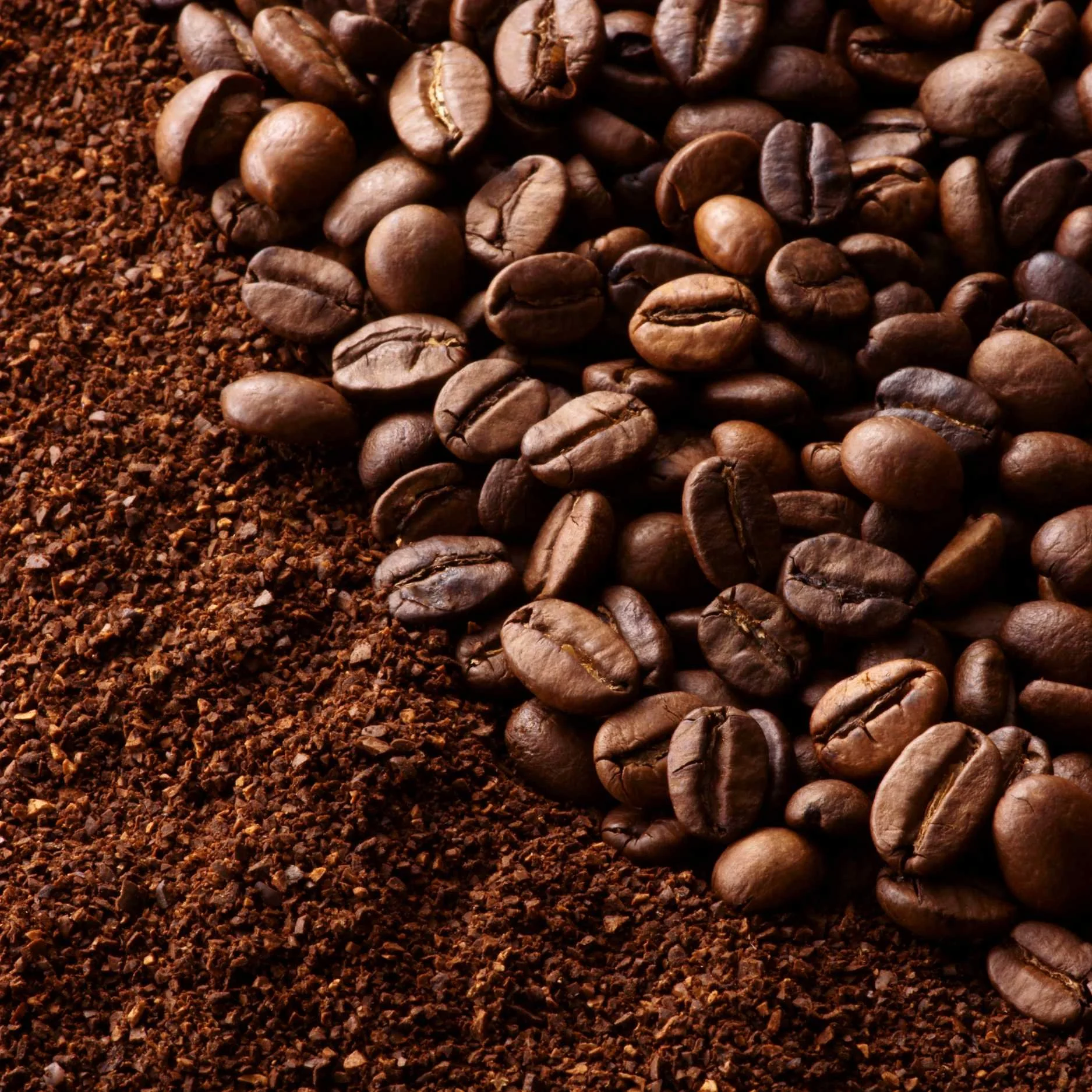 Ground coffee