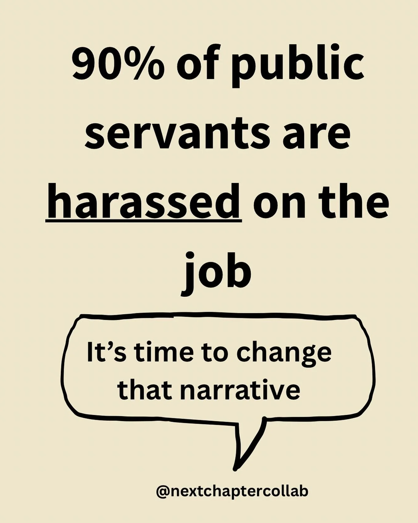 No one should feel unsafe at work, yet 9 out of 10 public servants face harassment on the job. Next Chapter is changing that with training, boundary-setting, and policies that protect 💪
🫶Everyone deserves a workplace built on respect, safety, and