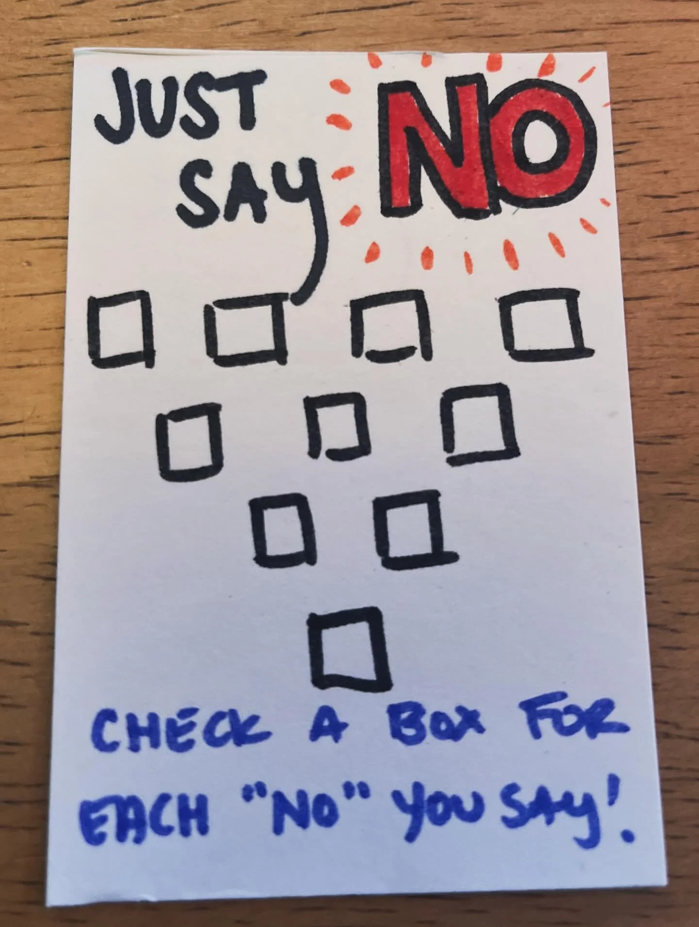 ✨ In a hustle culture that celebrates yes, we can forget the power of no. So this week’s Next Chapter challenge: grab a good friend and make each other a “Say No” reward card.
Every time you say no to something that drains your ener