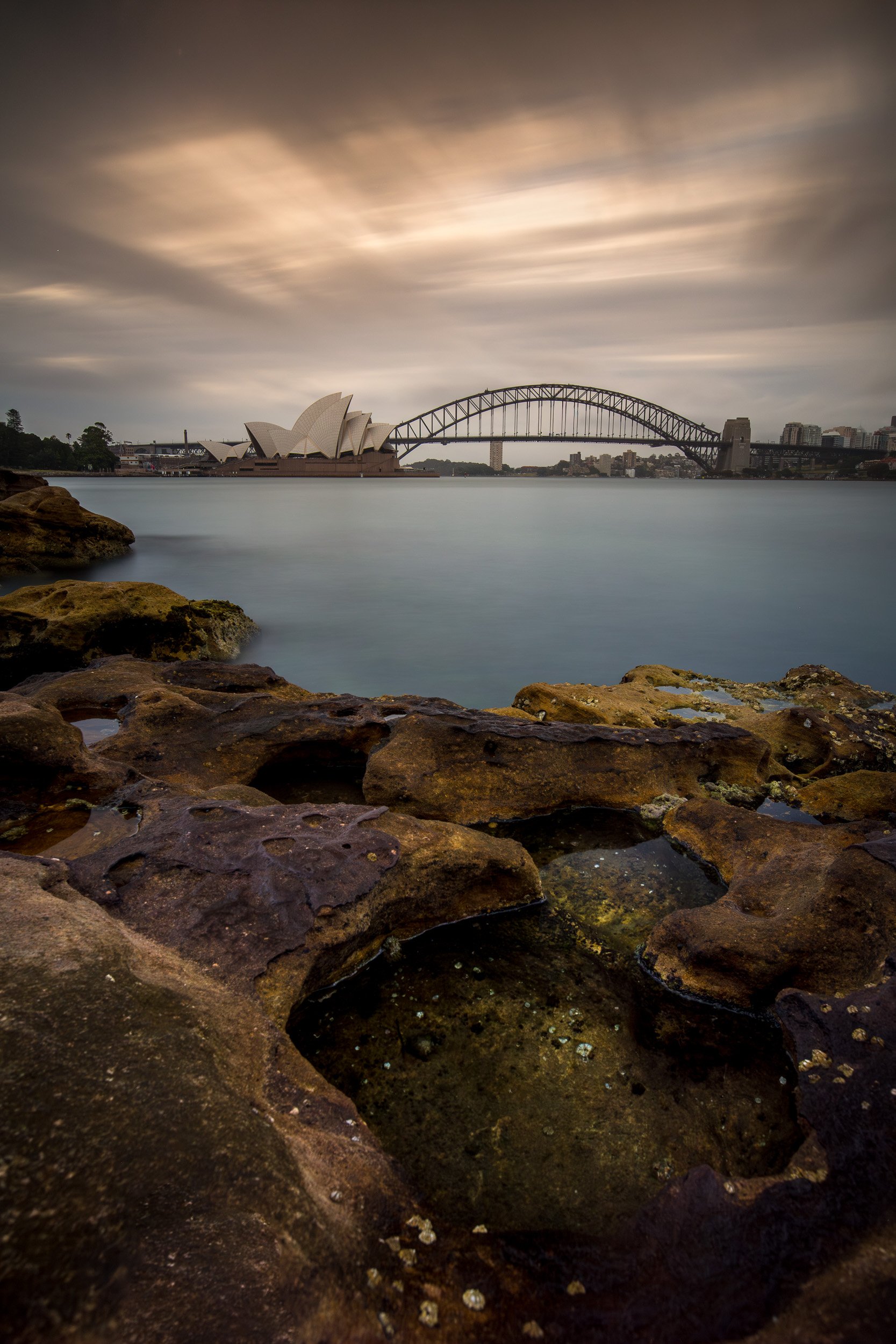 The Sydney Opera House and Harbour Bridge