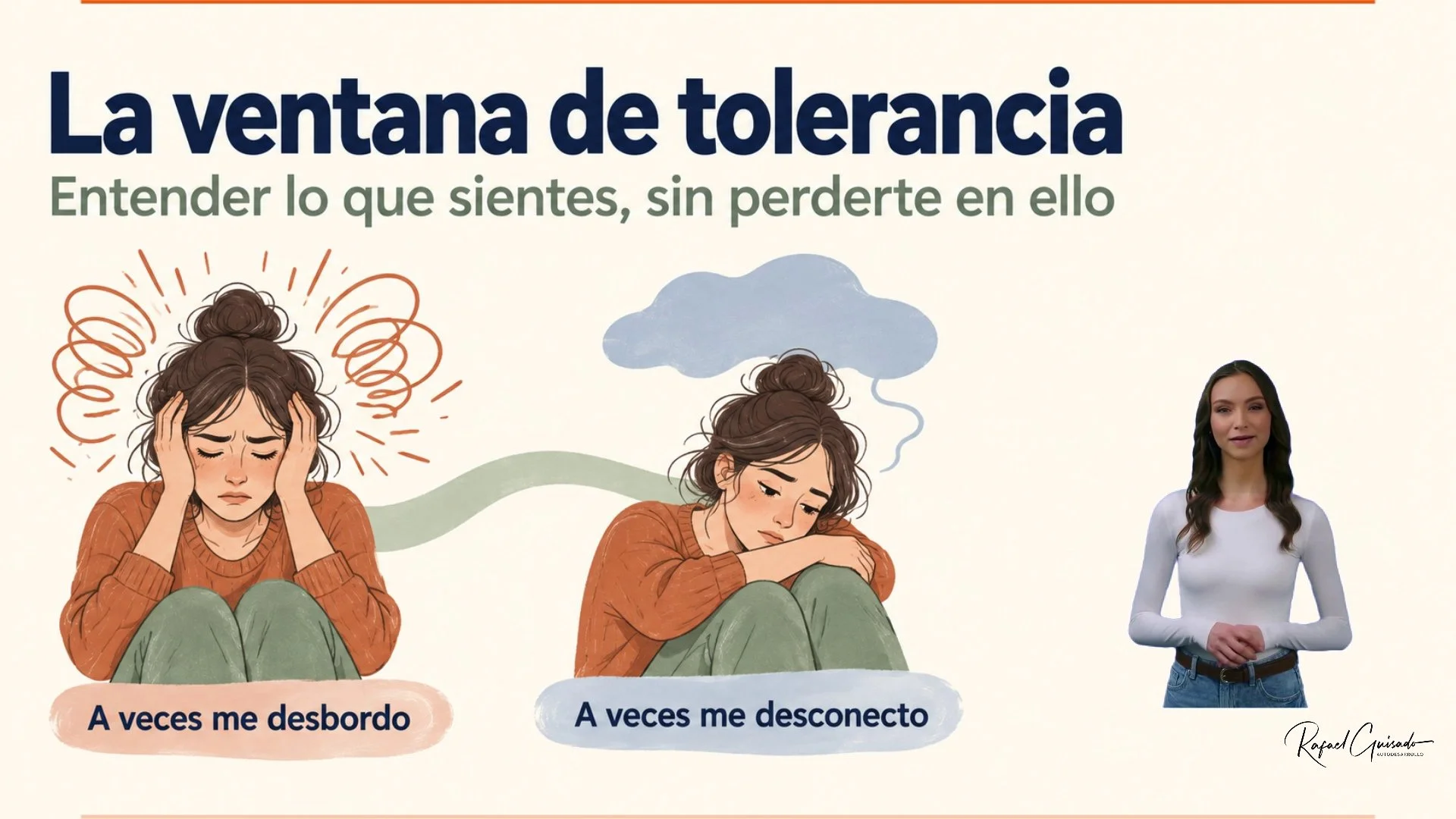 La ventana de tolerancia: sentir sin desbordarte ni apagarte