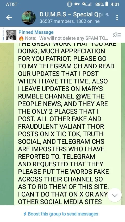 Commander Thor’s Intel