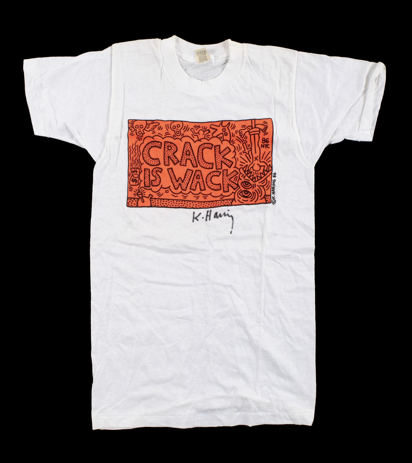 Signed Keith Haring Shirt (1986)
