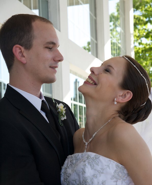 Me, Amanda - Wedding Day - July 13, 2008