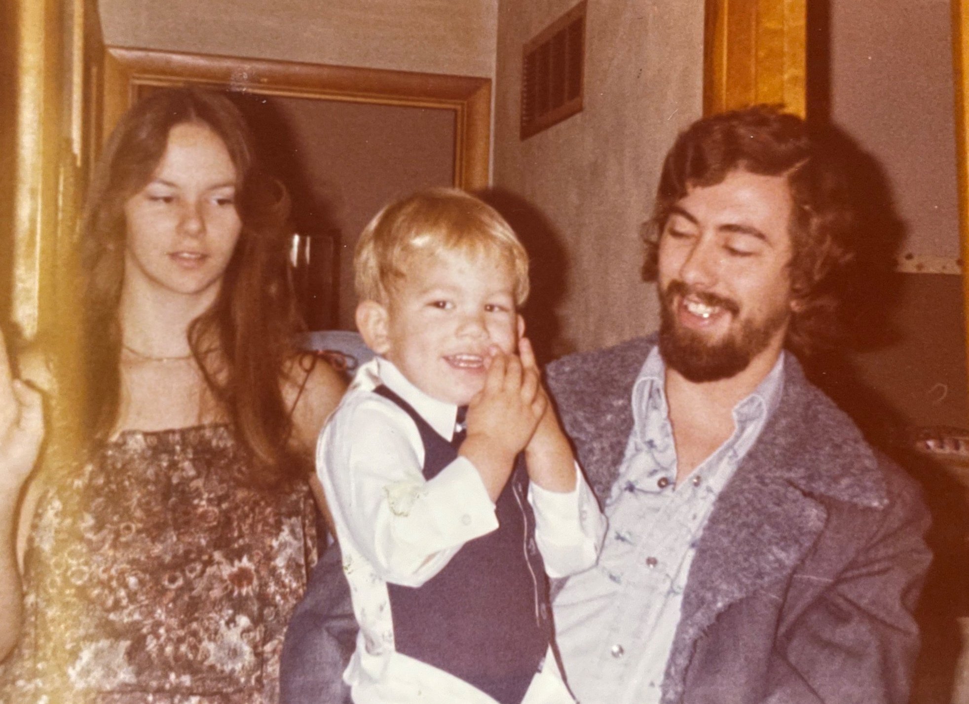 Mom, me, Dad - 1978