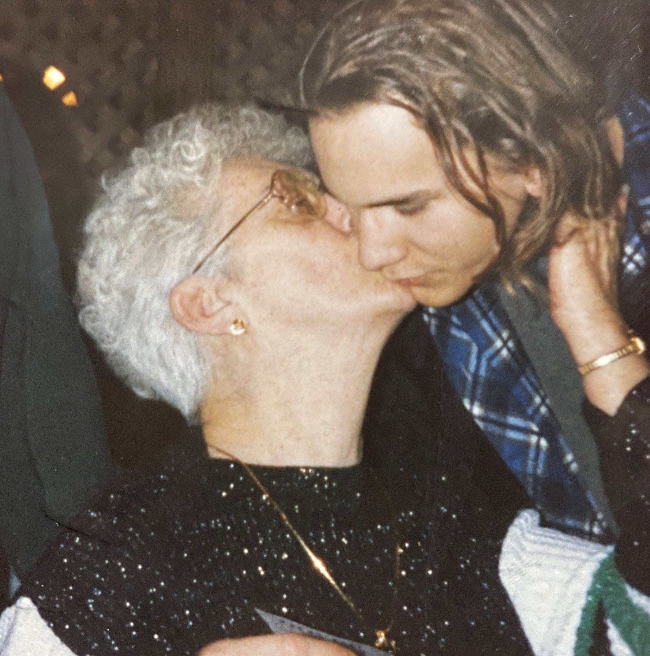 My grandmother Charmian, Me - 1994