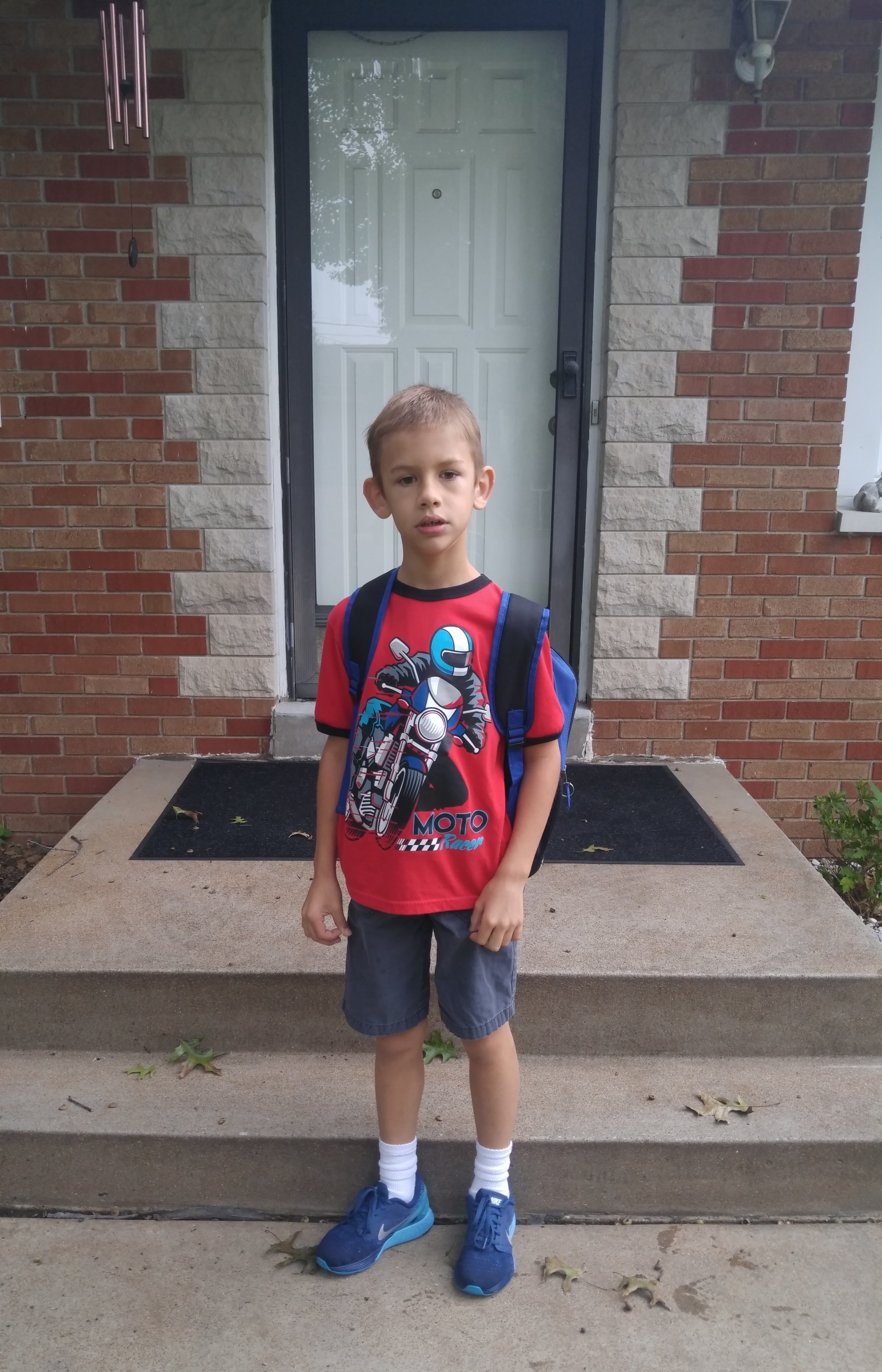 Judah, first day of school - 2016