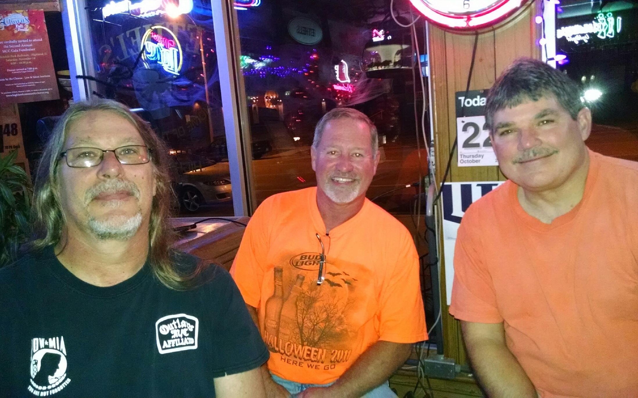 Paul, Lawrence and Rick from Dow Jones at Ethels - 2016