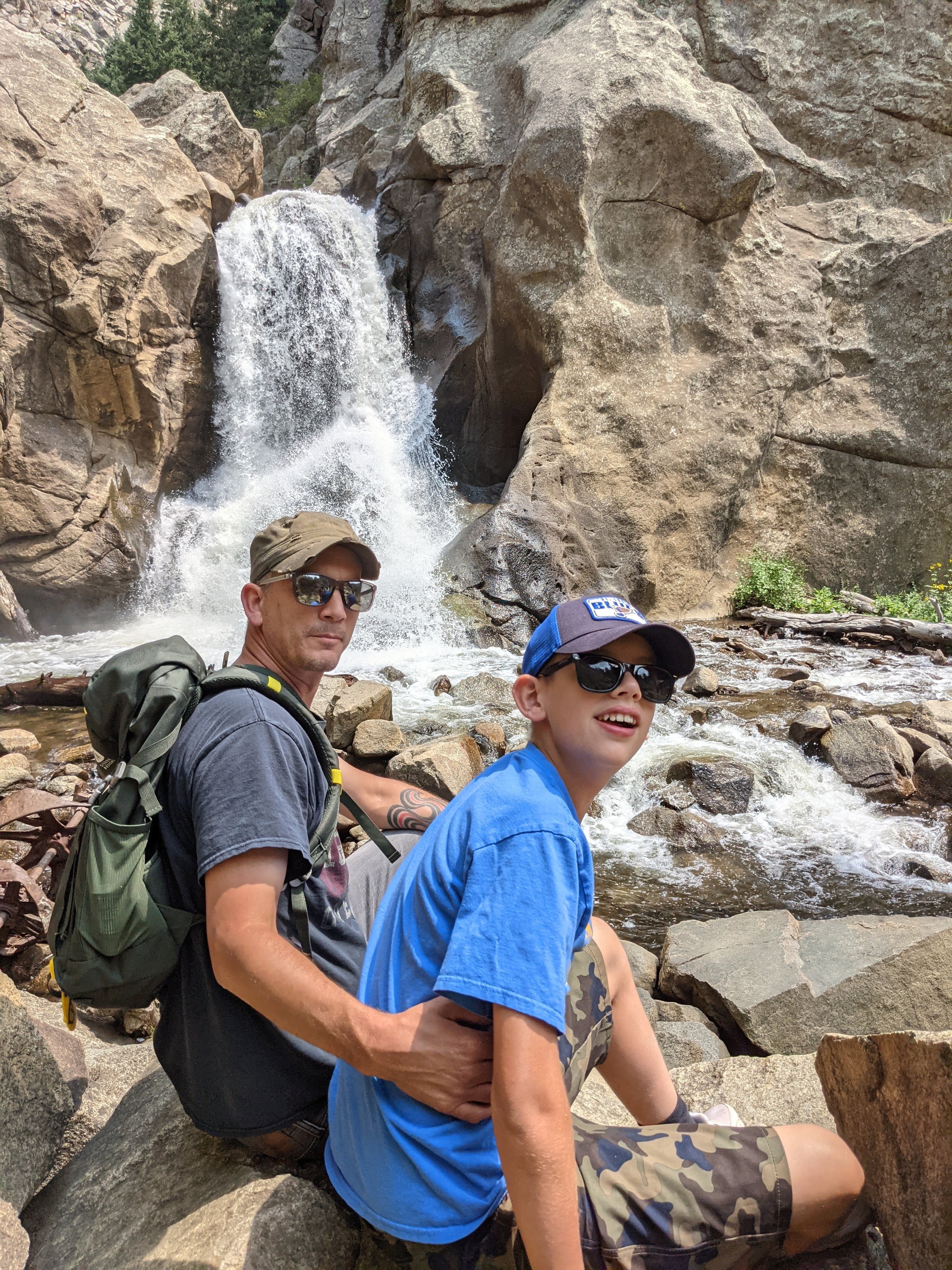 Me, Judah - Boulder Falls - 2021