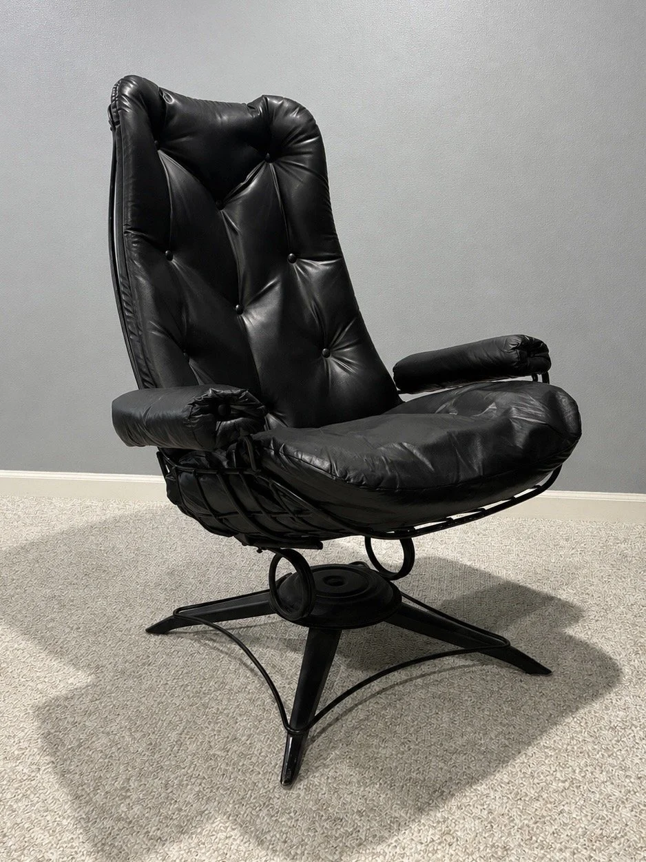 Homecrest Black Lounge Chair (1966)