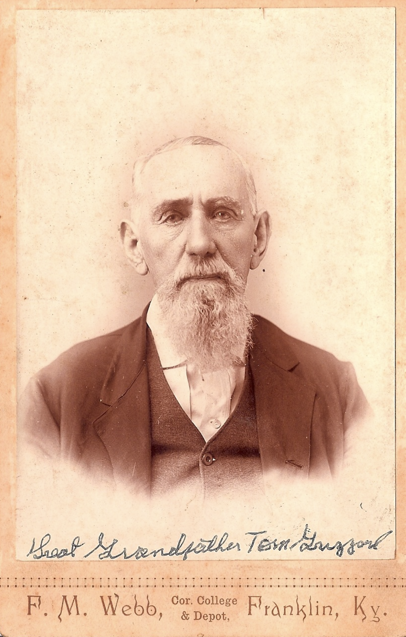 My 4th great grandfather - Thomas Ambrose Grizzard