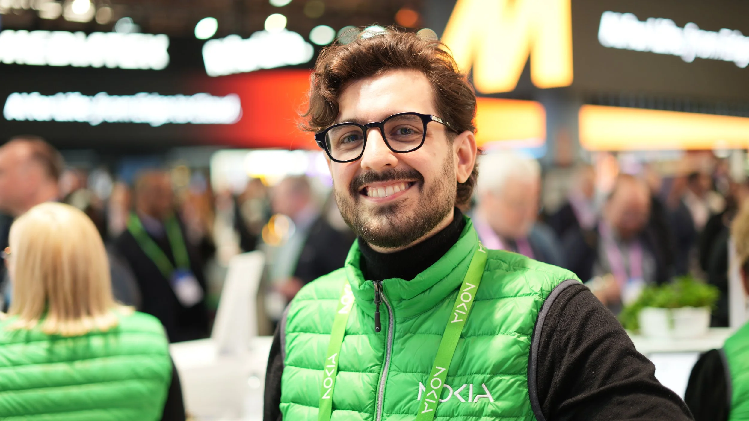 Front desk at Mobile World Congress. Barcelona, 2026.