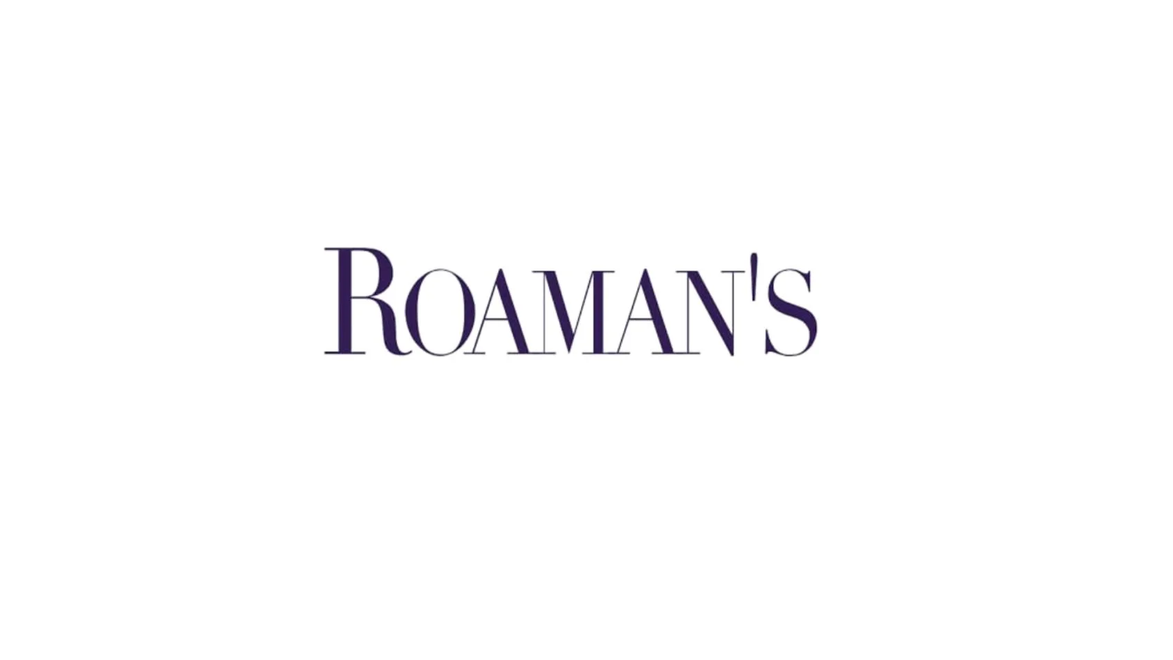Roaman's logo on a white background.