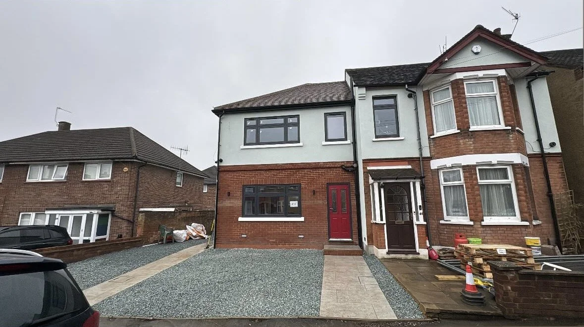 New build development in Watford, Hertfordshire.