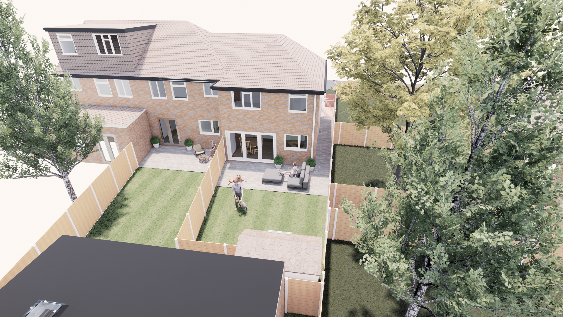 Uxbridge, Hillingdon - Proposed development of a 3 bedroom home on existing plot